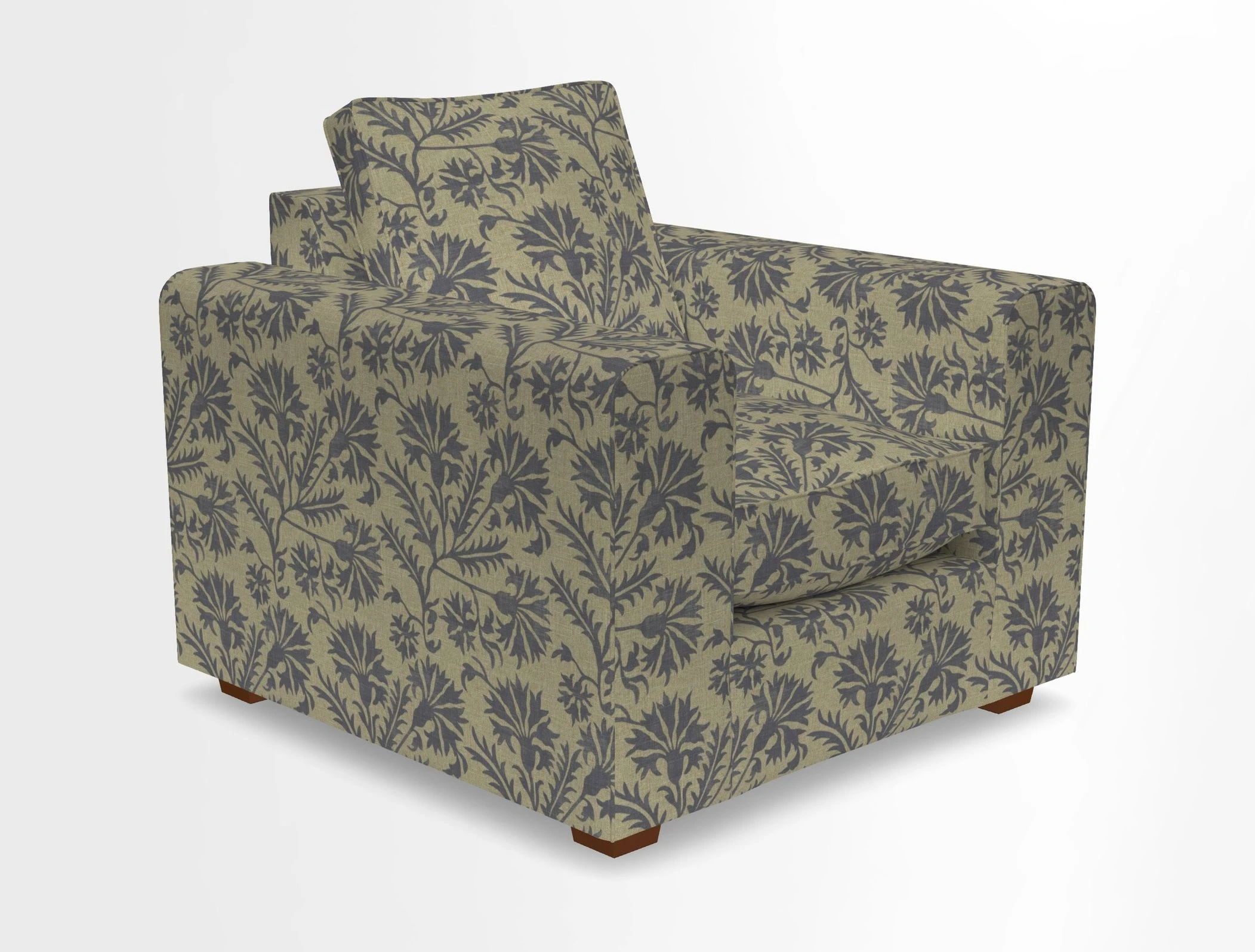 Saxmundham Chair in Two Tone Plain Biscuit