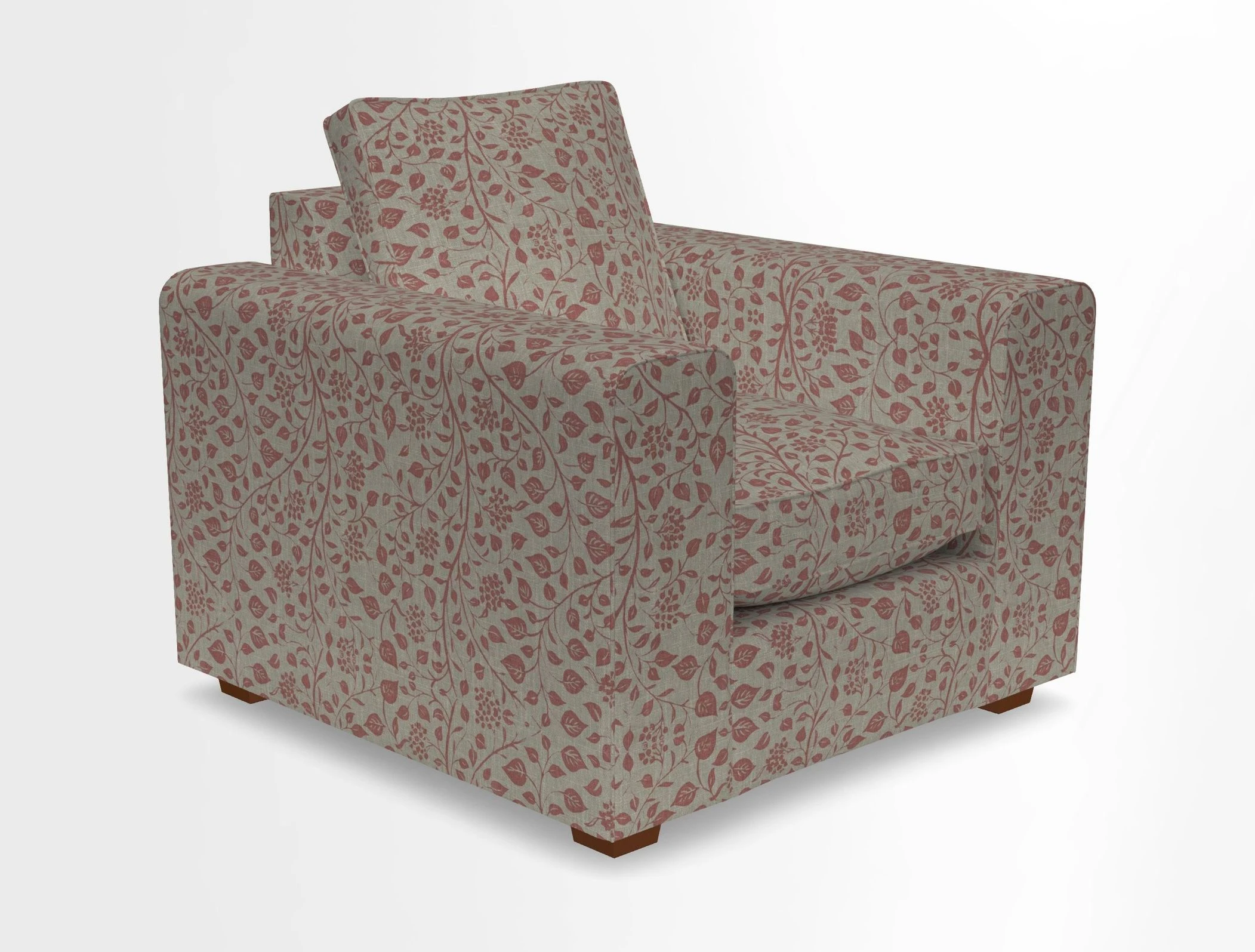 Saxmundham Chair in Two Tone Plain Biscuit