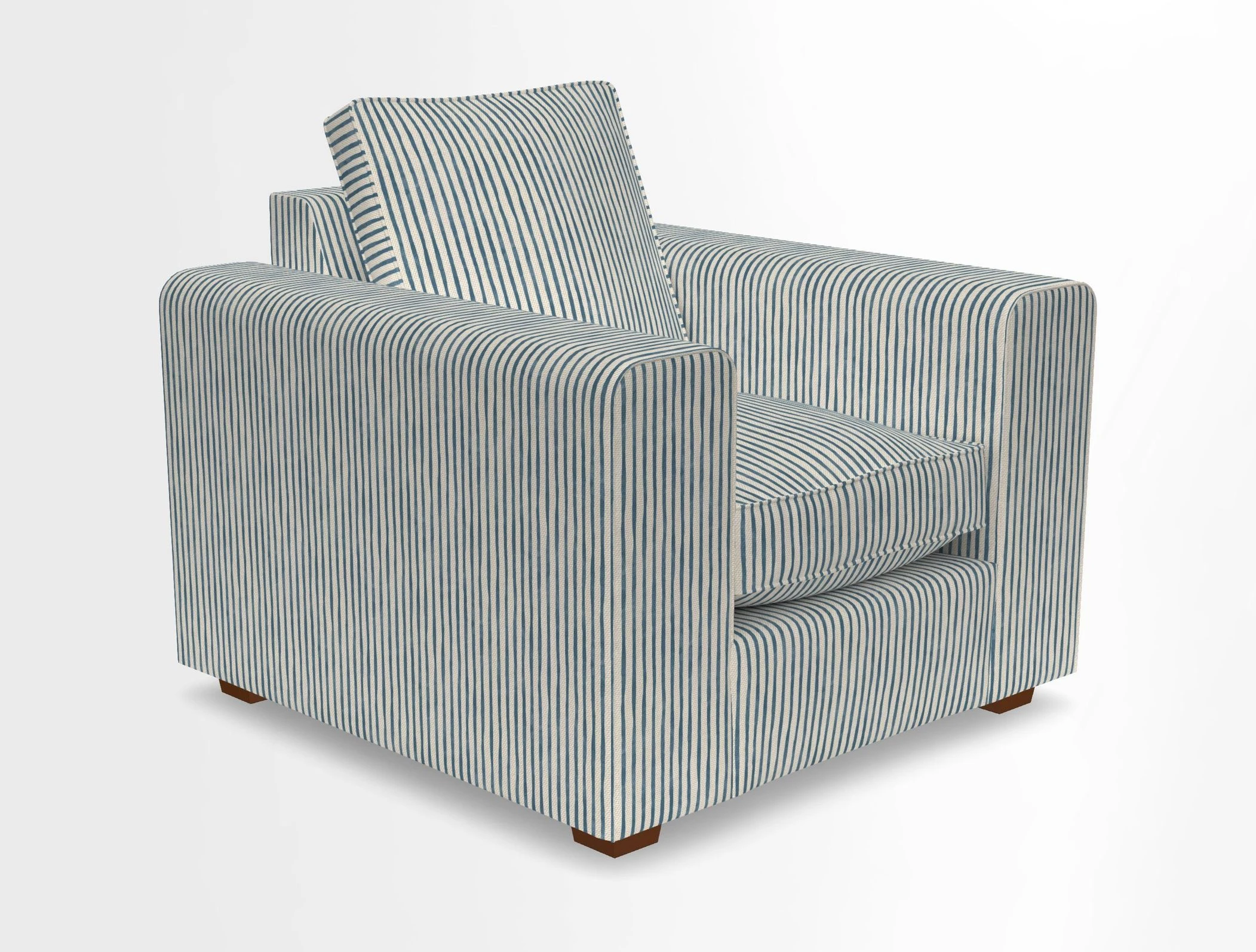 Saxmundham Chair in Two Tone Plain Biscuit