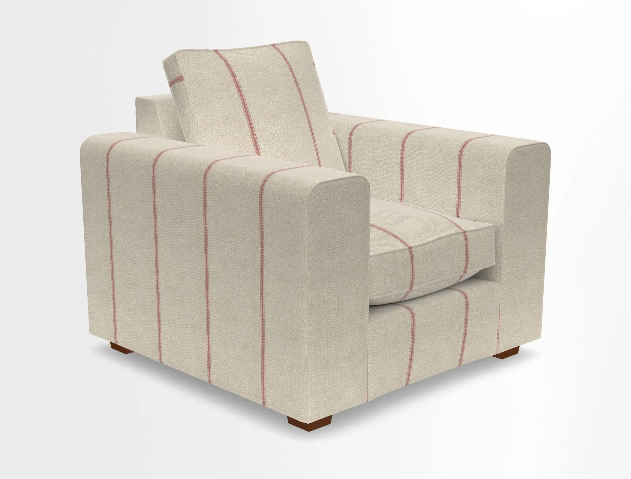 Saxmundham Chair in Two Tone Plain Biscuit