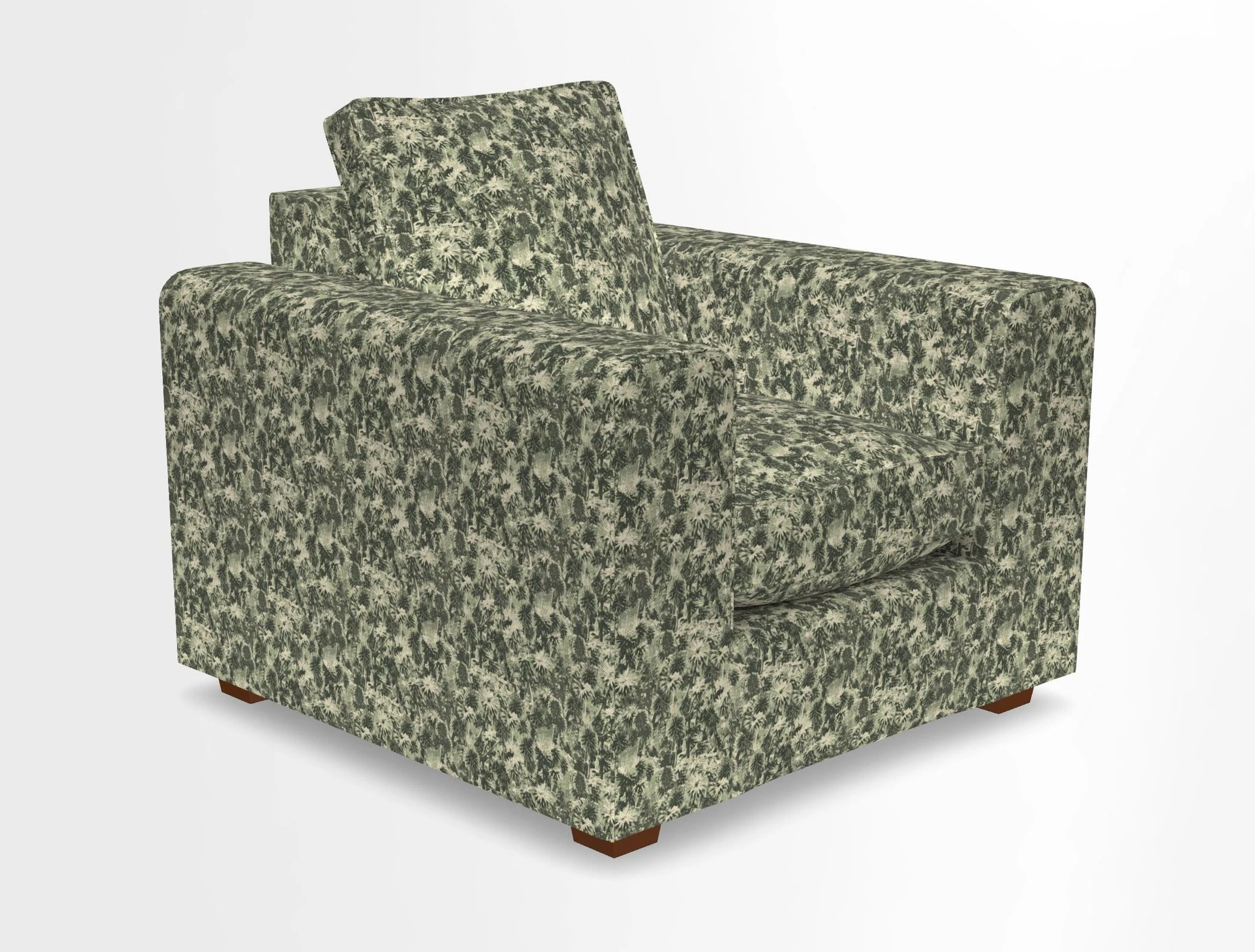 Saxmundham Chair in Two Tone Plain Biscuit