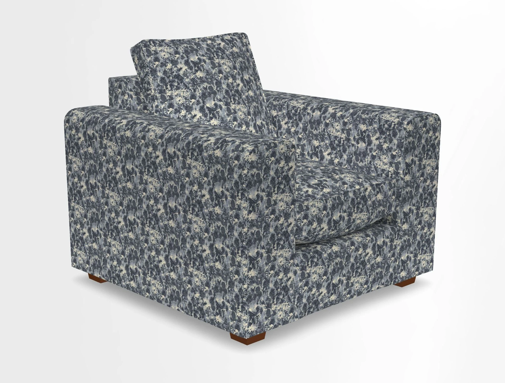 Saxmundham Chair in Two Tone Plain Biscuit
