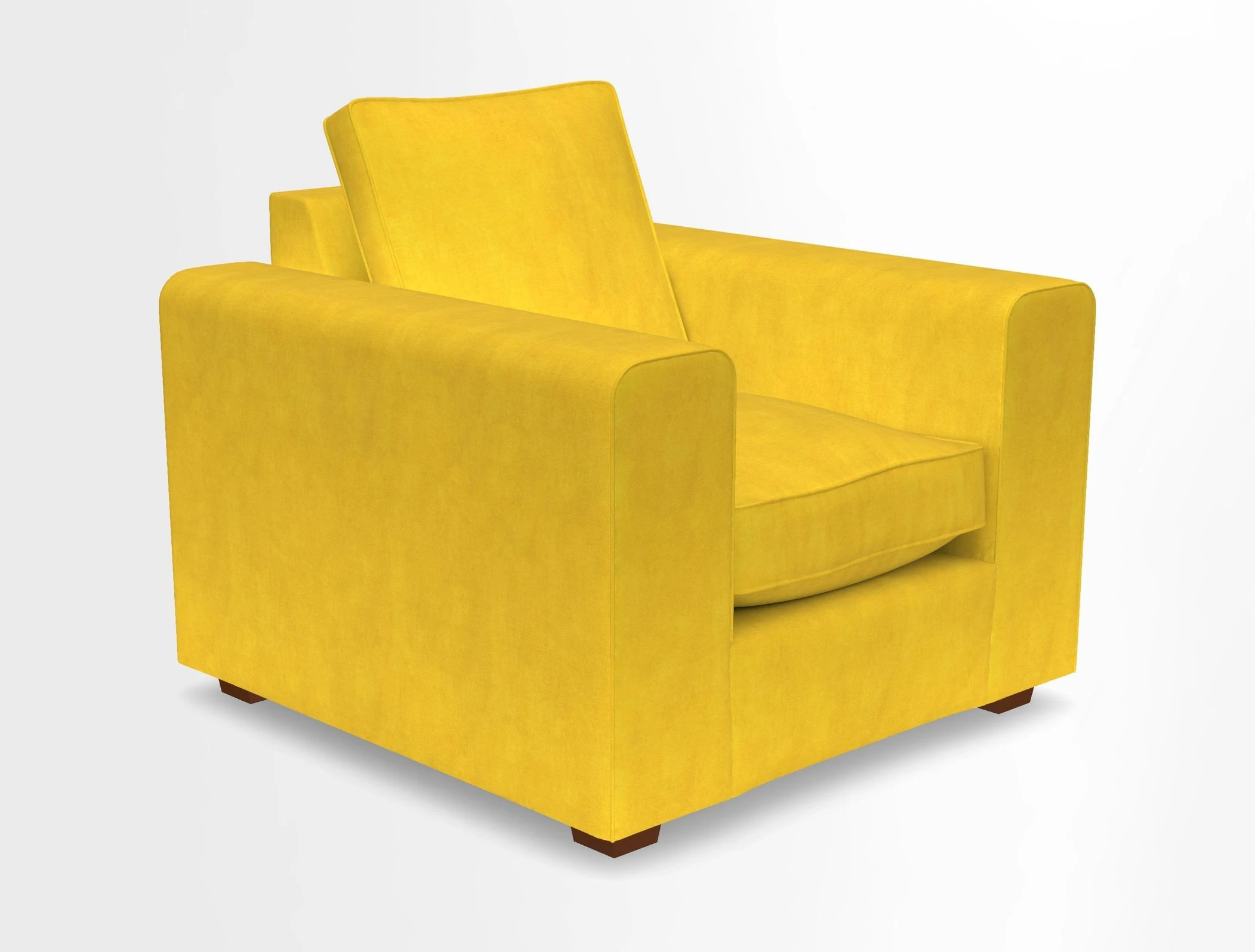Saxmundham Chair in Two Tone Plain Biscuit