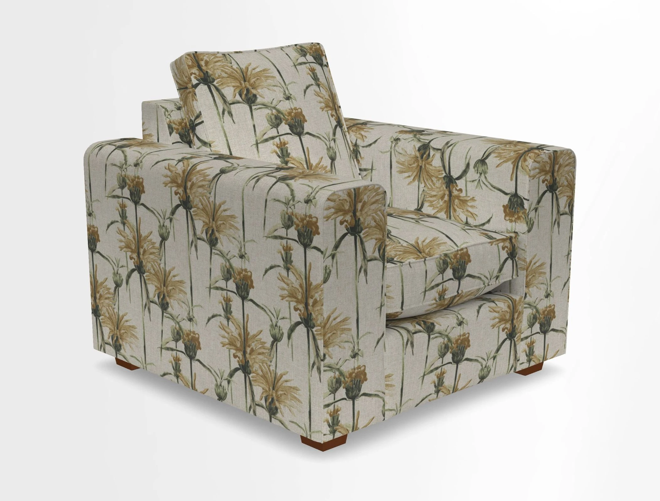 Saxmundham Chair in Two Tone Plain Biscuit