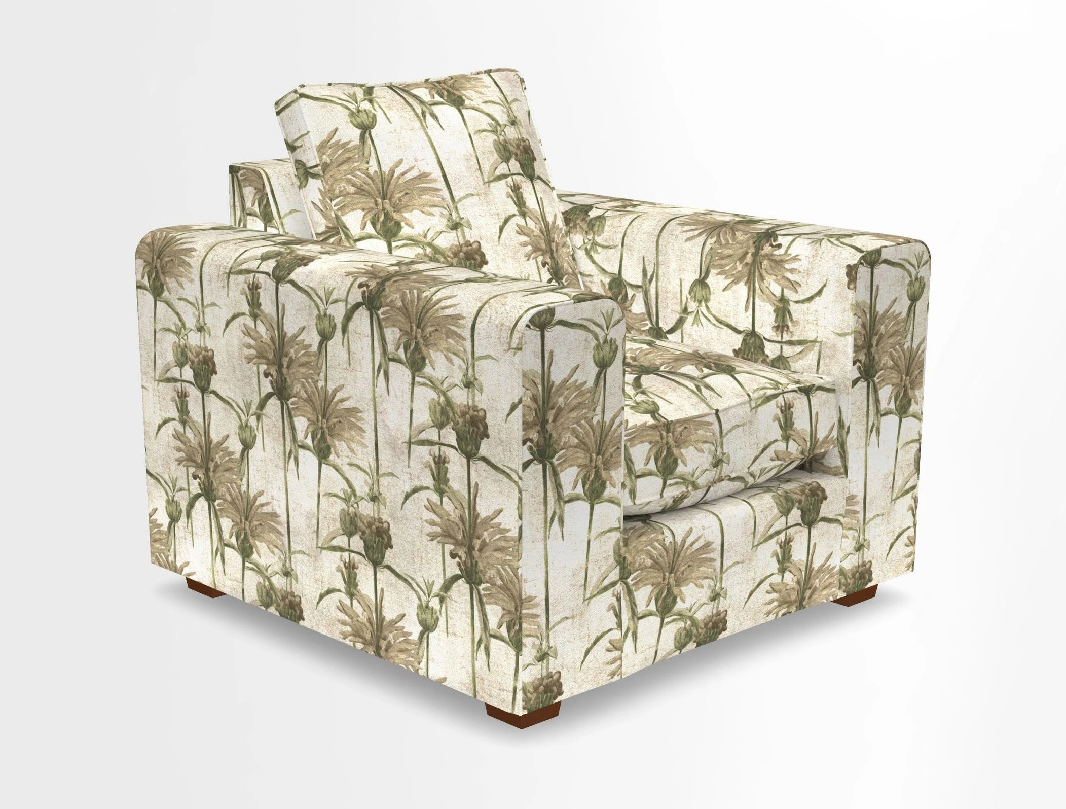 Saxmundham Chair in Two Tone Plain Biscuit
