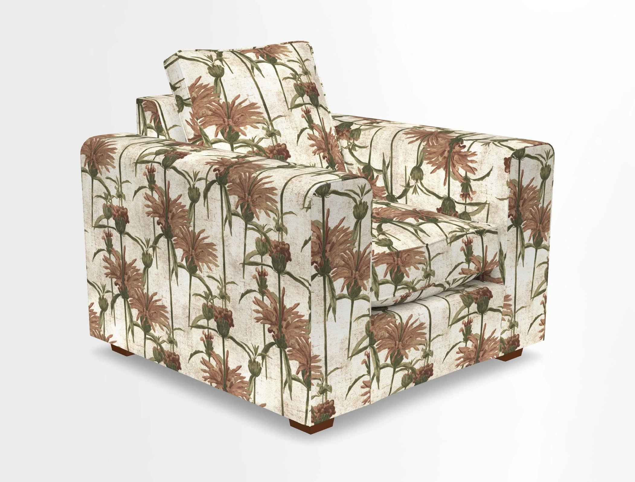 Saxmundham Chair in Two Tone Plain Biscuit