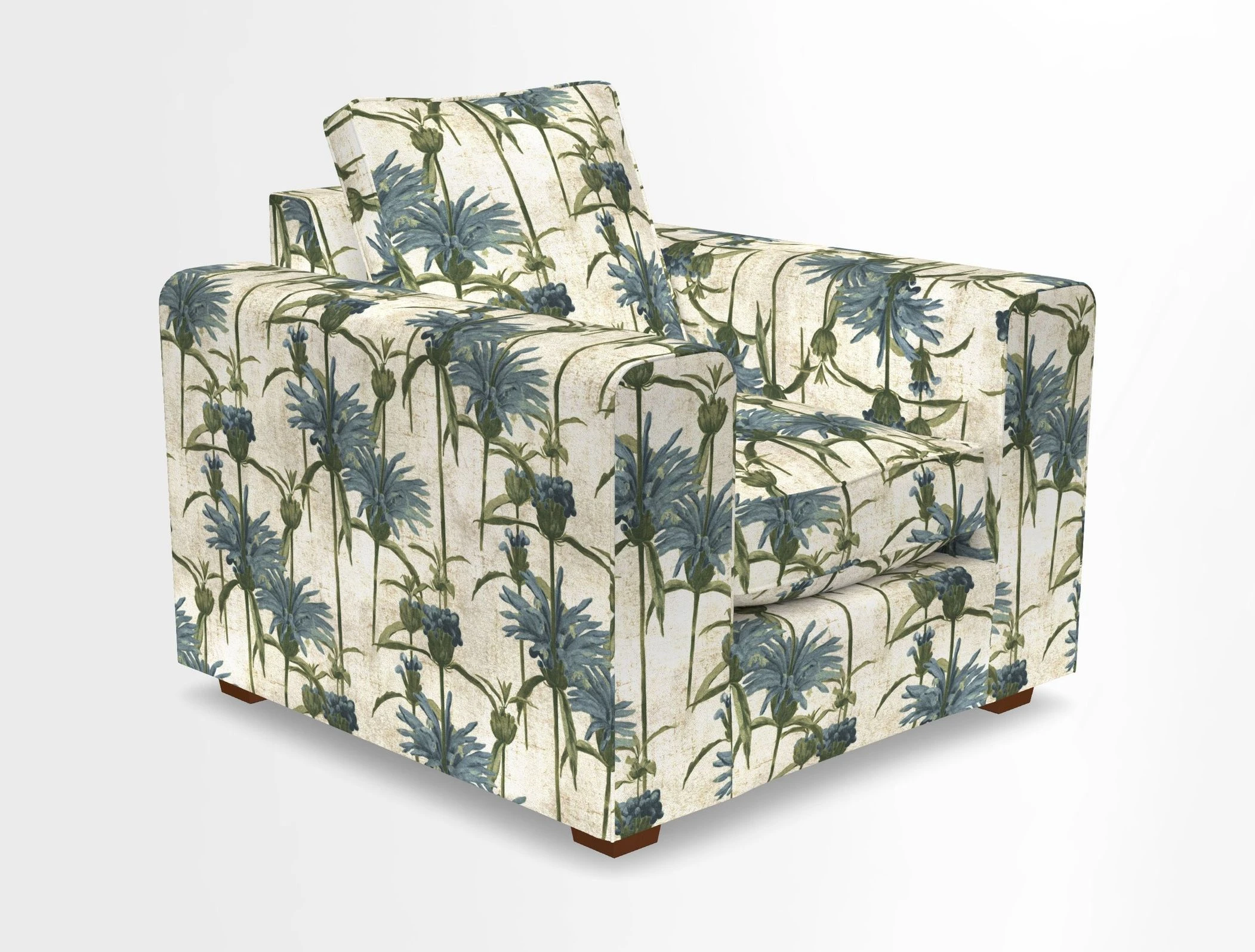 Saxmundham Chair in Two Tone Plain Biscuit