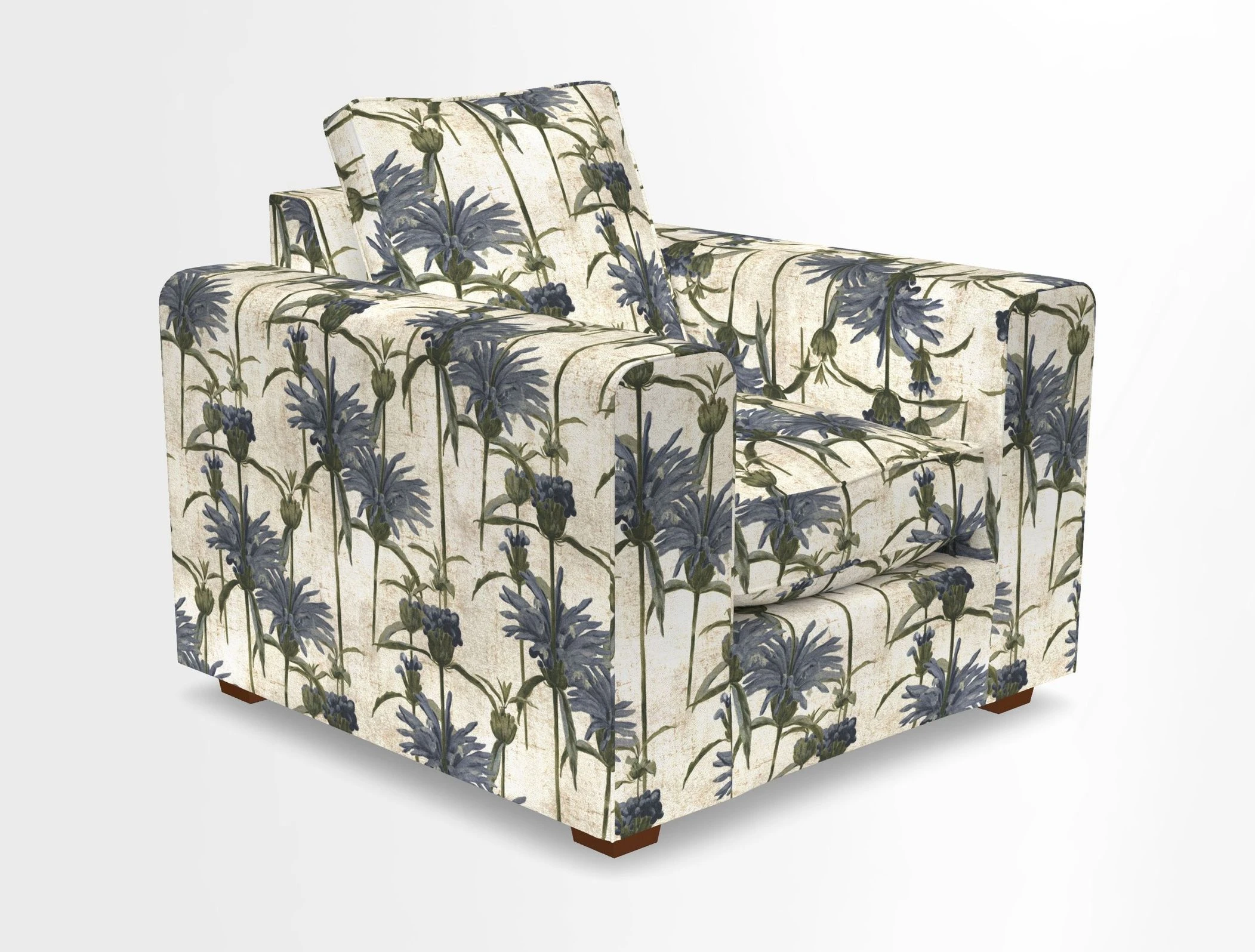 Saxmundham Chair in Two Tone Plain Biscuit