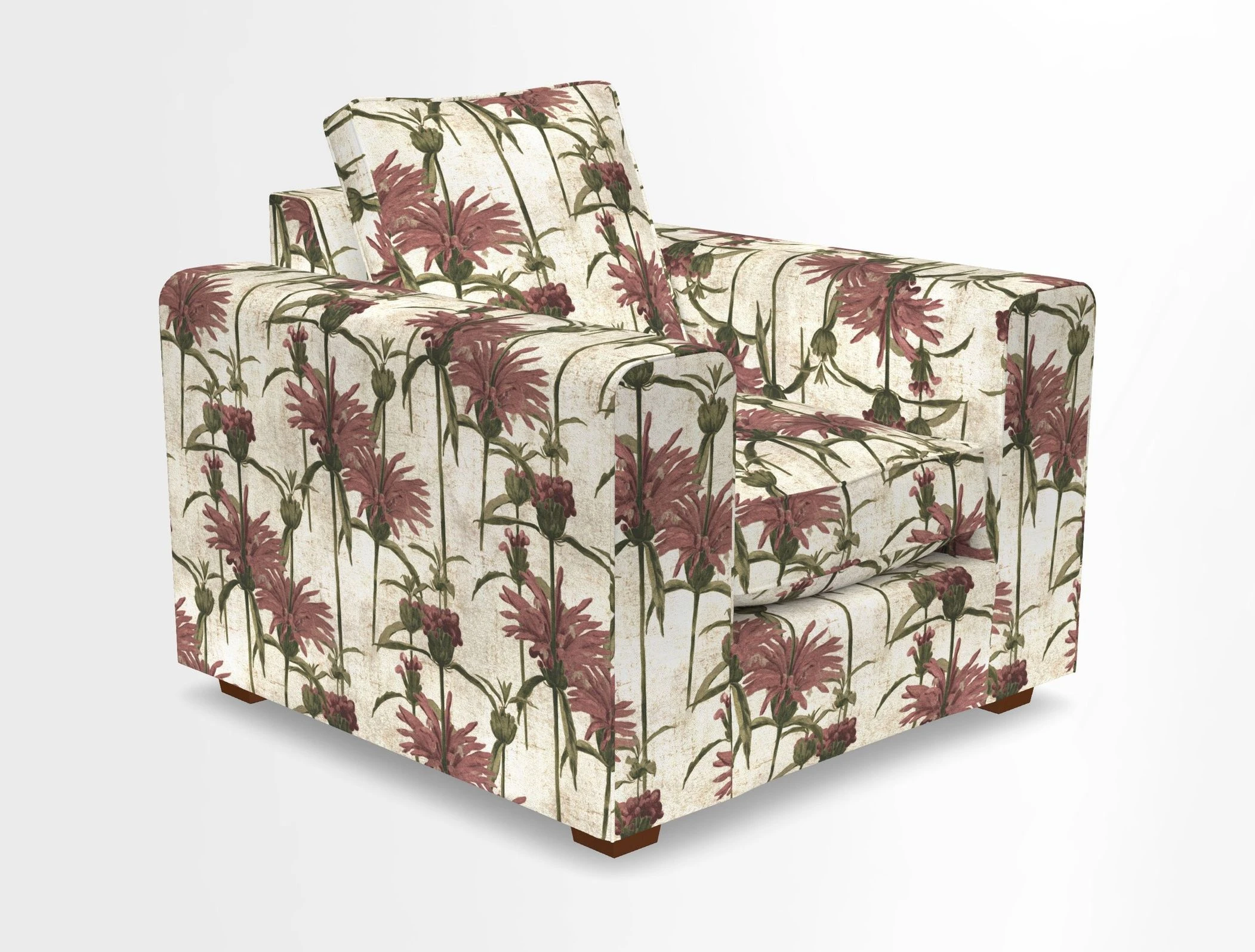 Saxmundham Chair in Two Tone Plain Biscuit