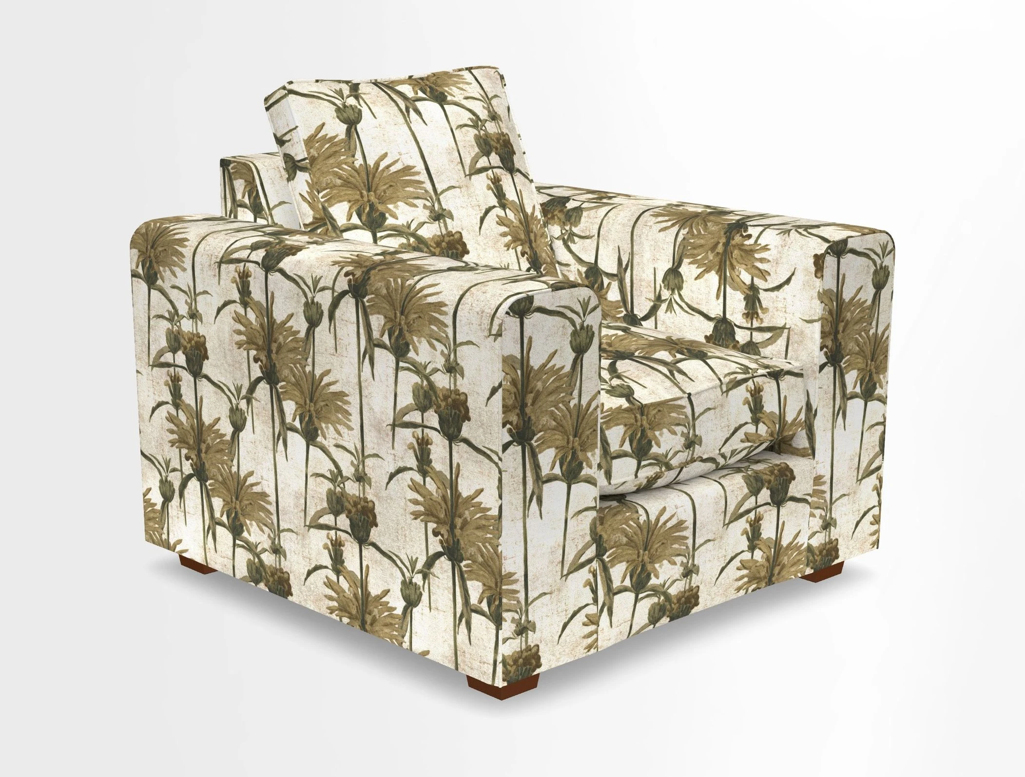 Saxmundham Chair in Two Tone Plain Biscuit