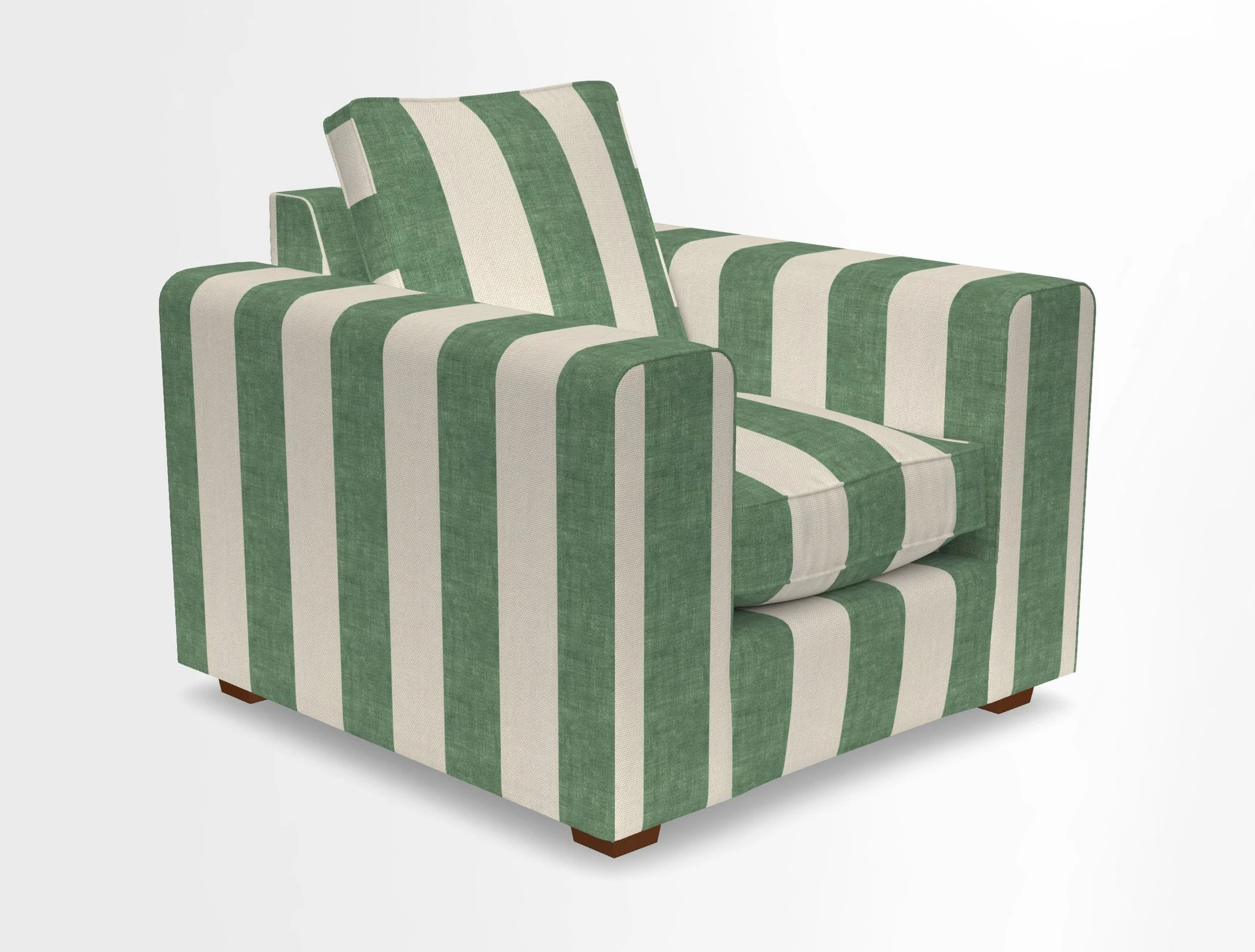 Saxmundham Chair in Two Tone Plain Biscuit
