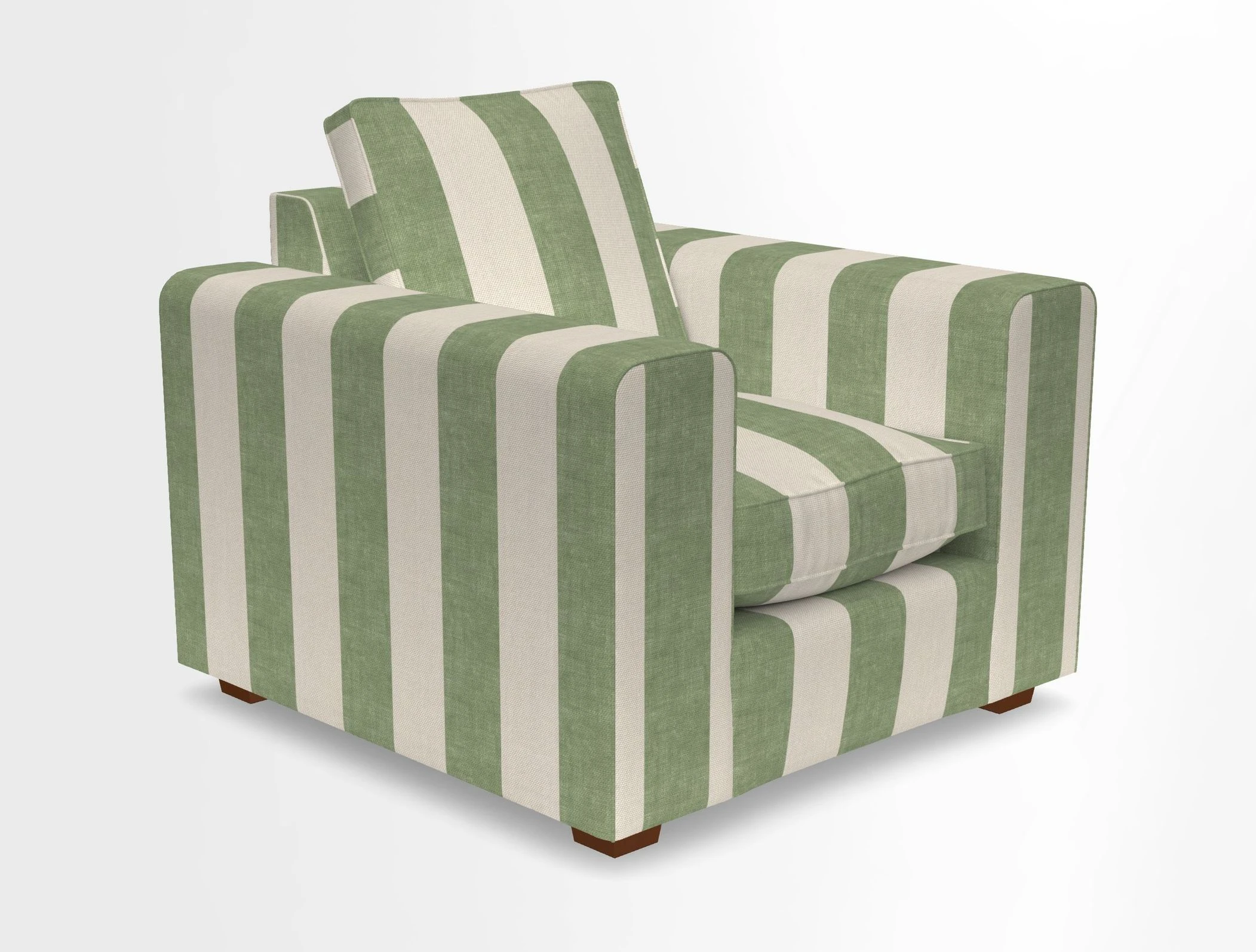 Saxmundham Chair in Two Tone Plain Biscuit