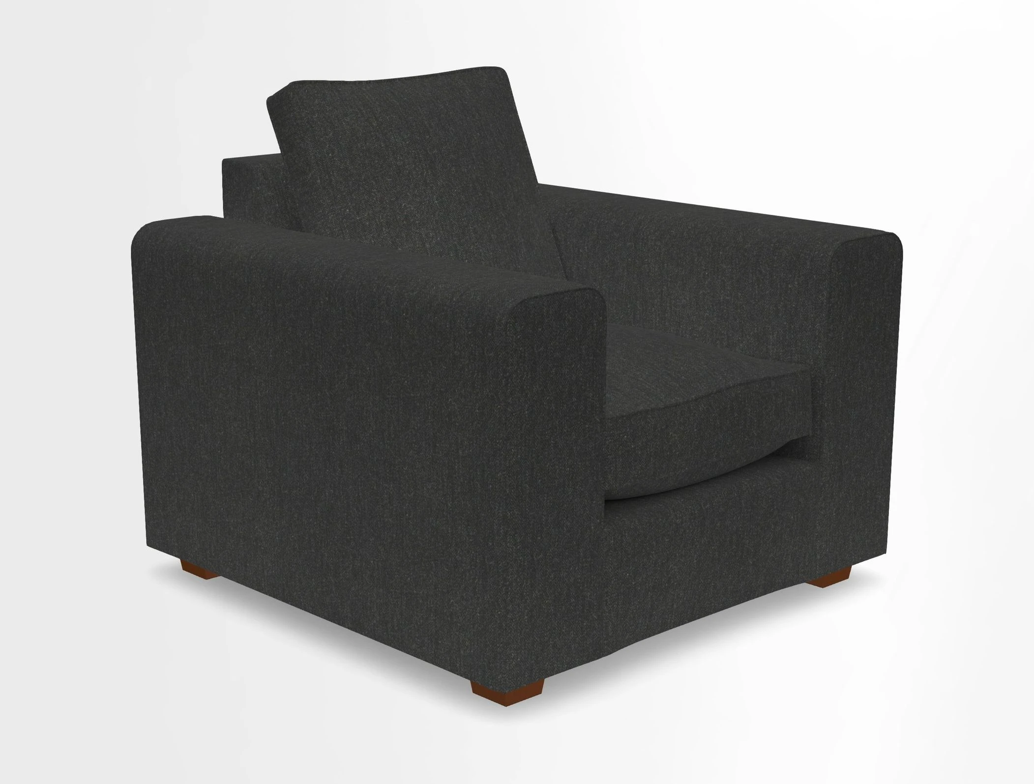Saxmundham Chair in Two Tone Plain Biscuit