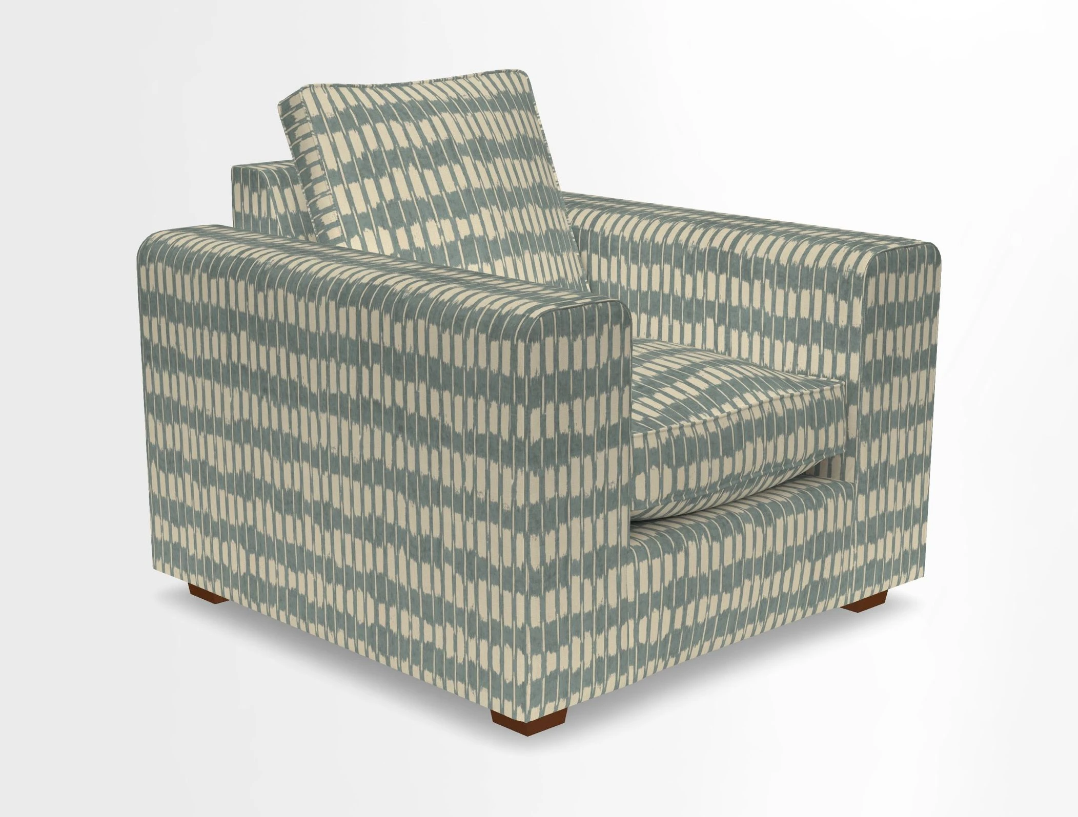 Saxmundham Chair in Two Tone Plain Biscuit