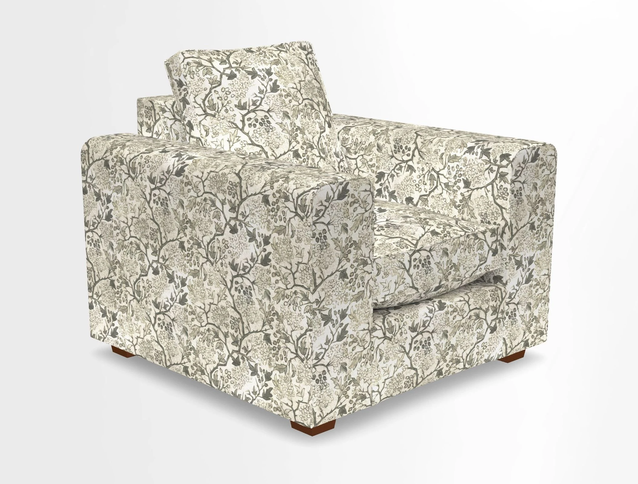 Saxmundham Chair in Two Tone Plain Biscuit