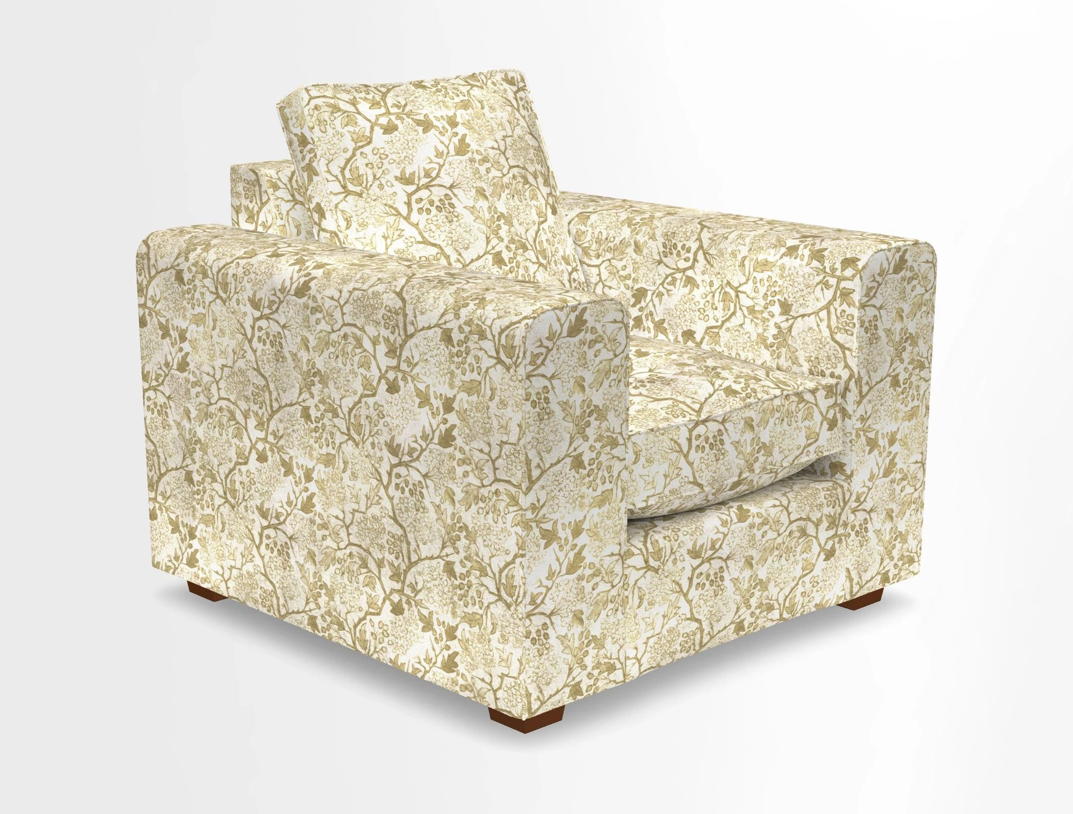 Saxmundham Chair in Two Tone Plain Biscuit
