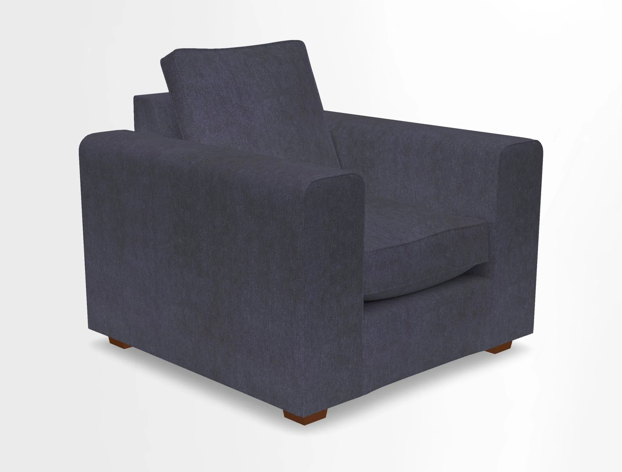 Saxmundham Chair in Two Tone Plain Biscuit