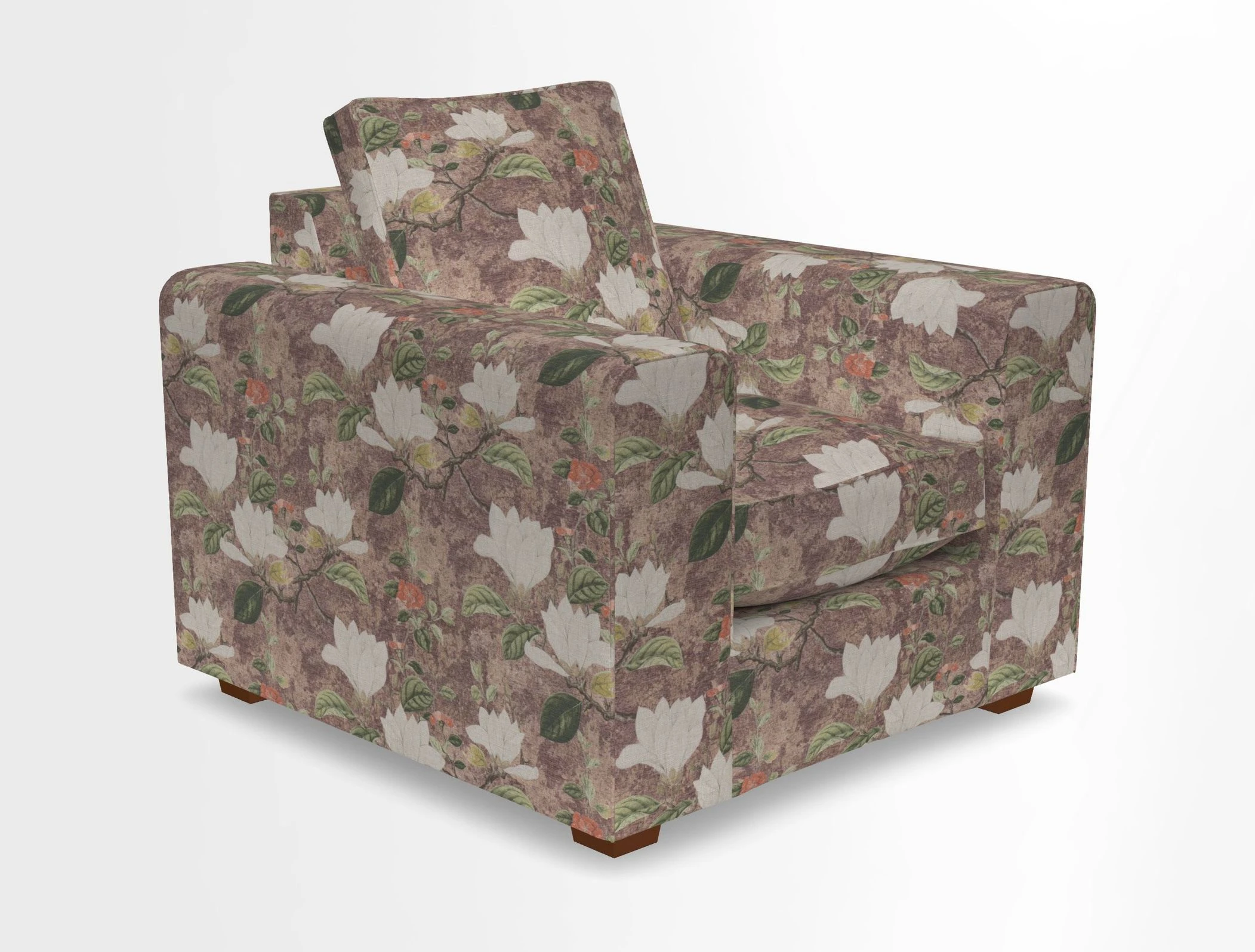 Saxmundham Chair in Two Tone Plain Biscuit