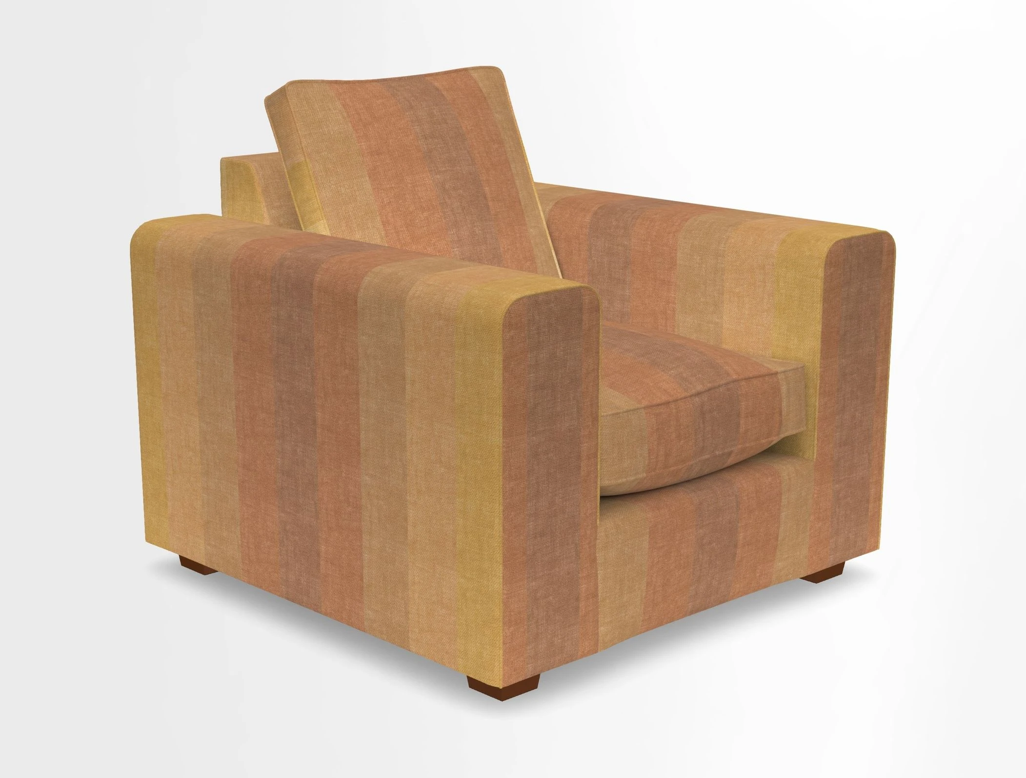 Saxmundham Chair in Two Tone Plain Biscuit