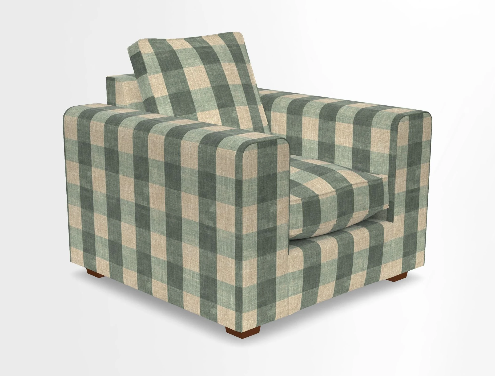 Saxmundham Chair in Two Tone Plain Biscuit