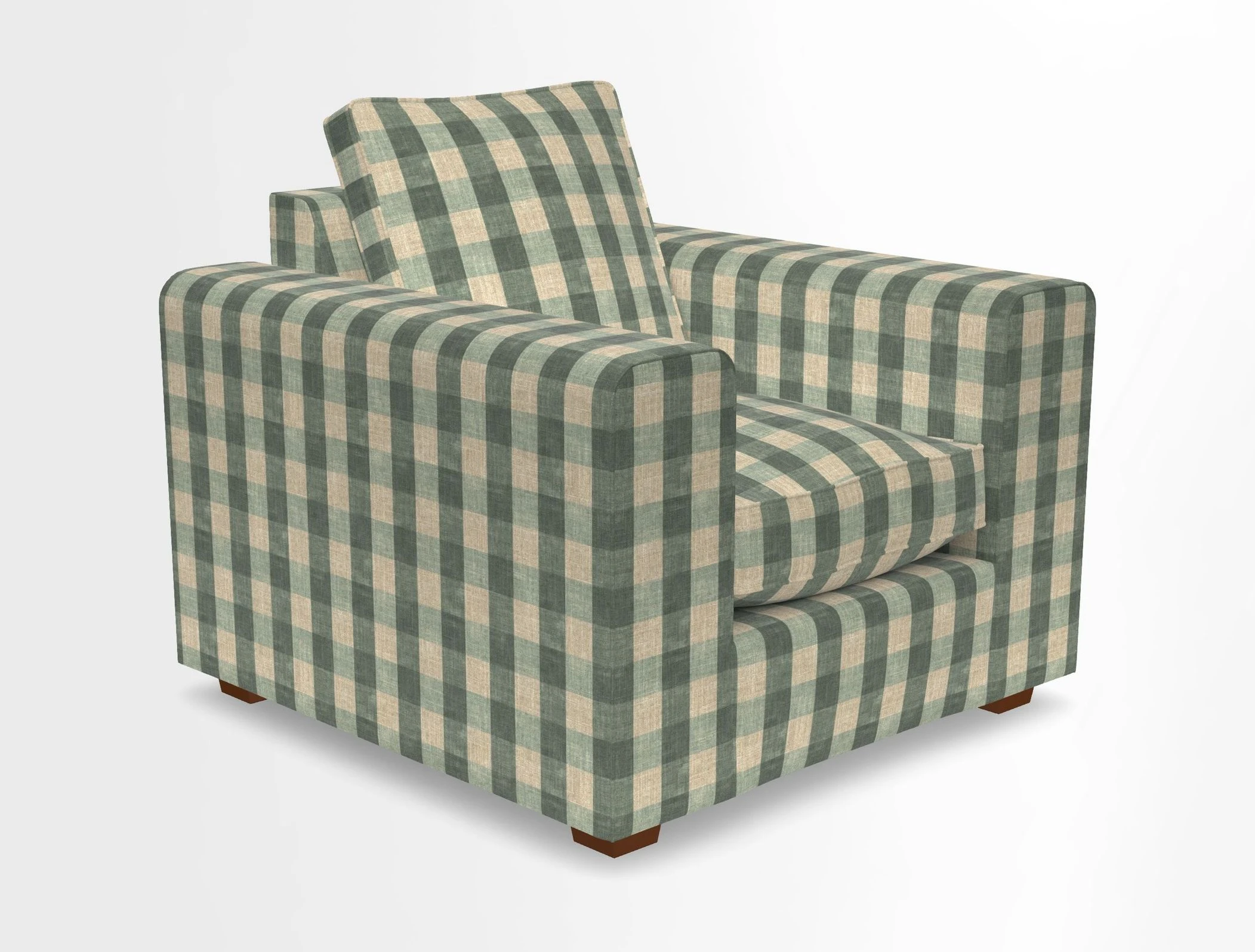 Saxmundham Chair in Two Tone Plain Biscuit