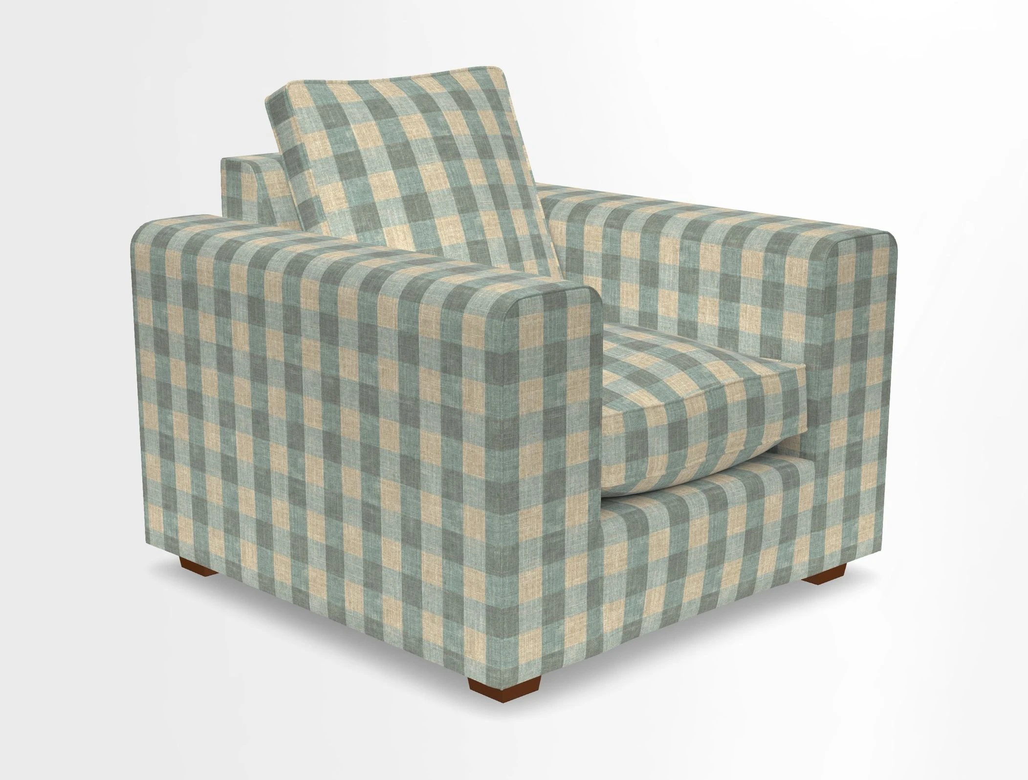 Saxmundham Chair in Two Tone Plain Biscuit