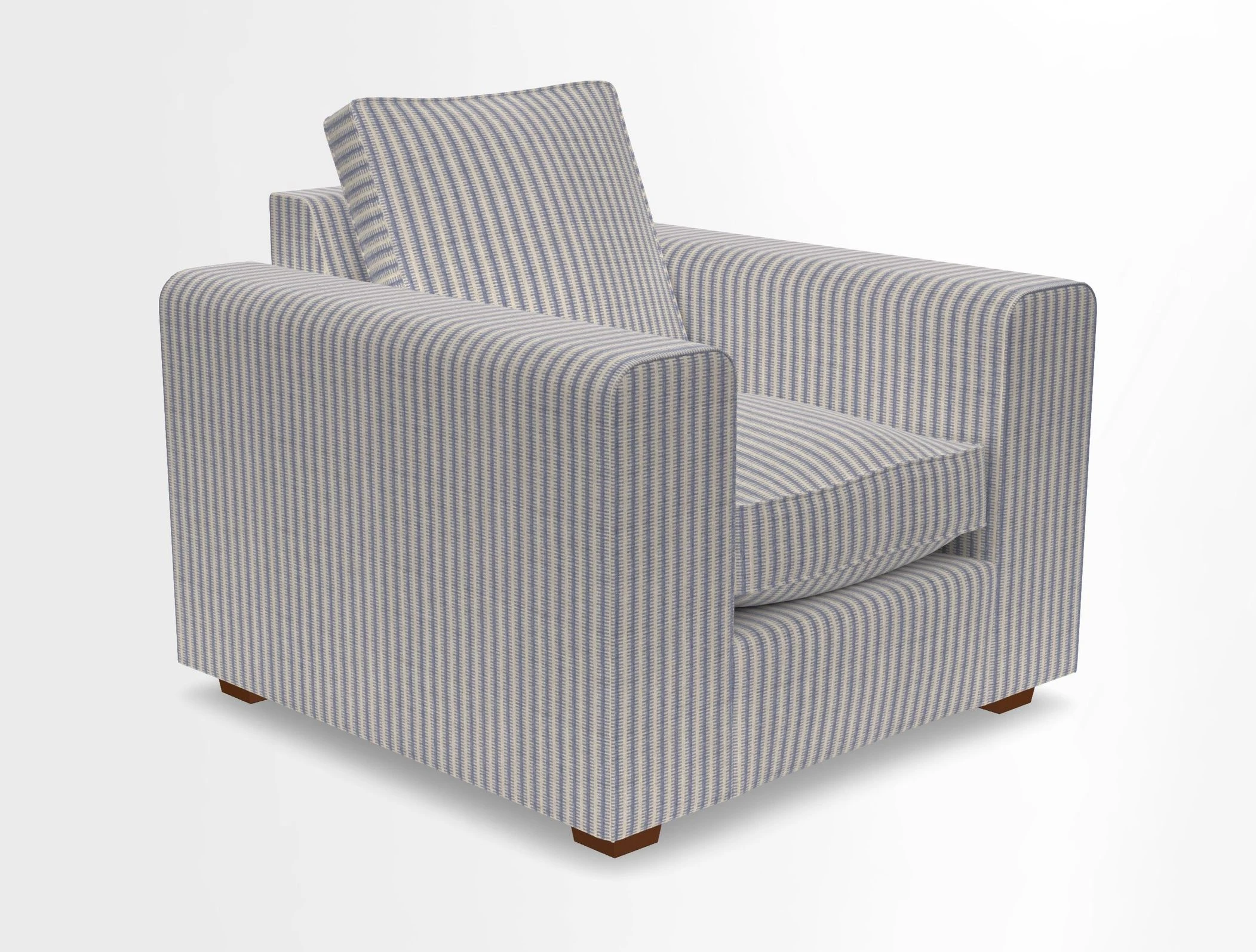 Saxmundham Chair in Two Tone Plain Biscuit