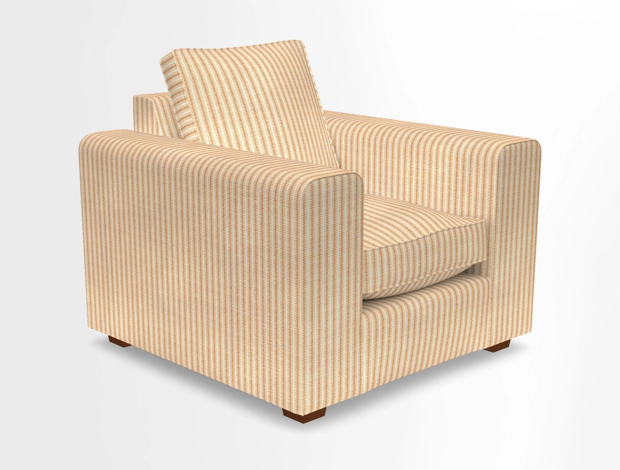 Saxmundham Chair in Two Tone Plain Biscuit