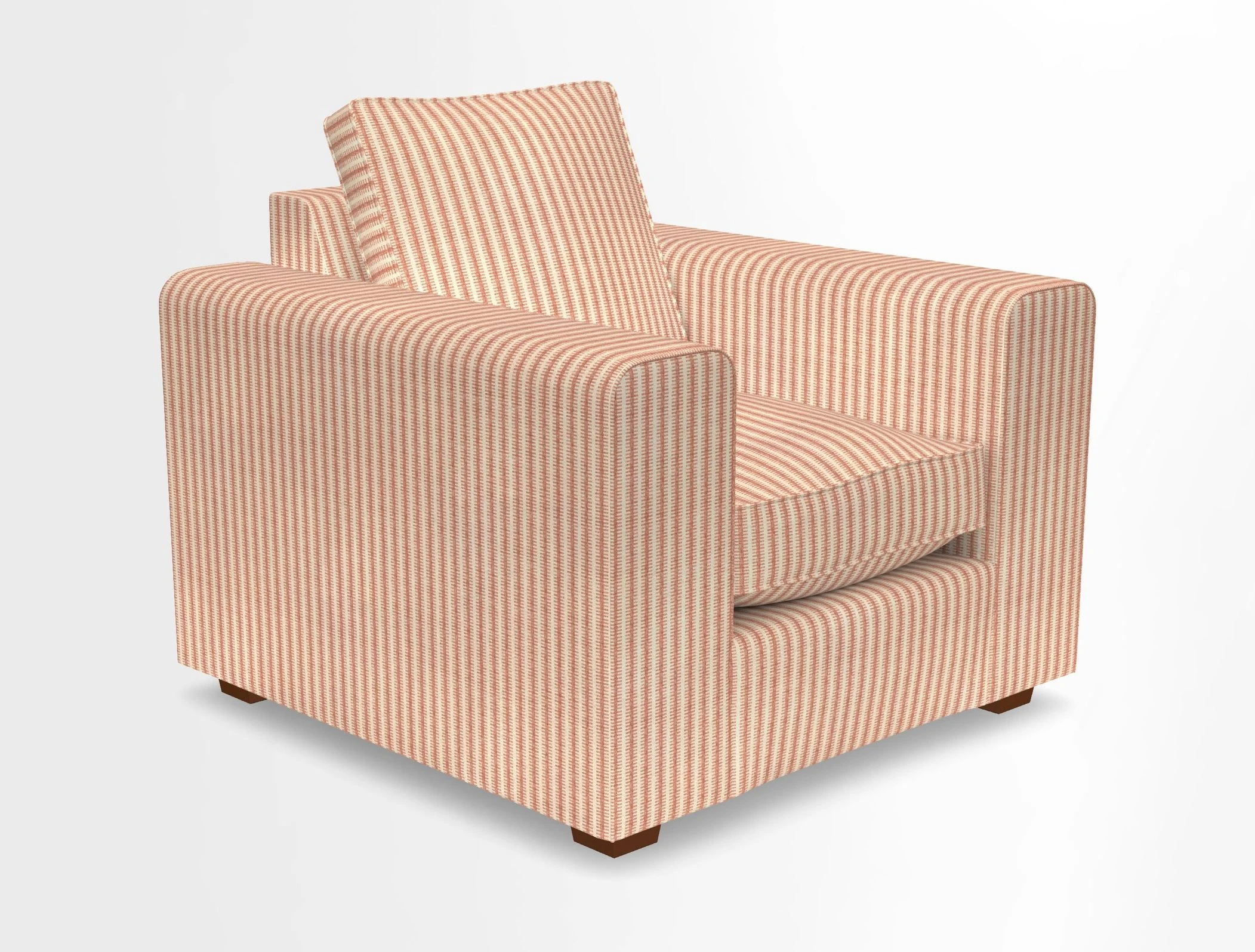 Saxmundham Chair in Two Tone Plain Biscuit