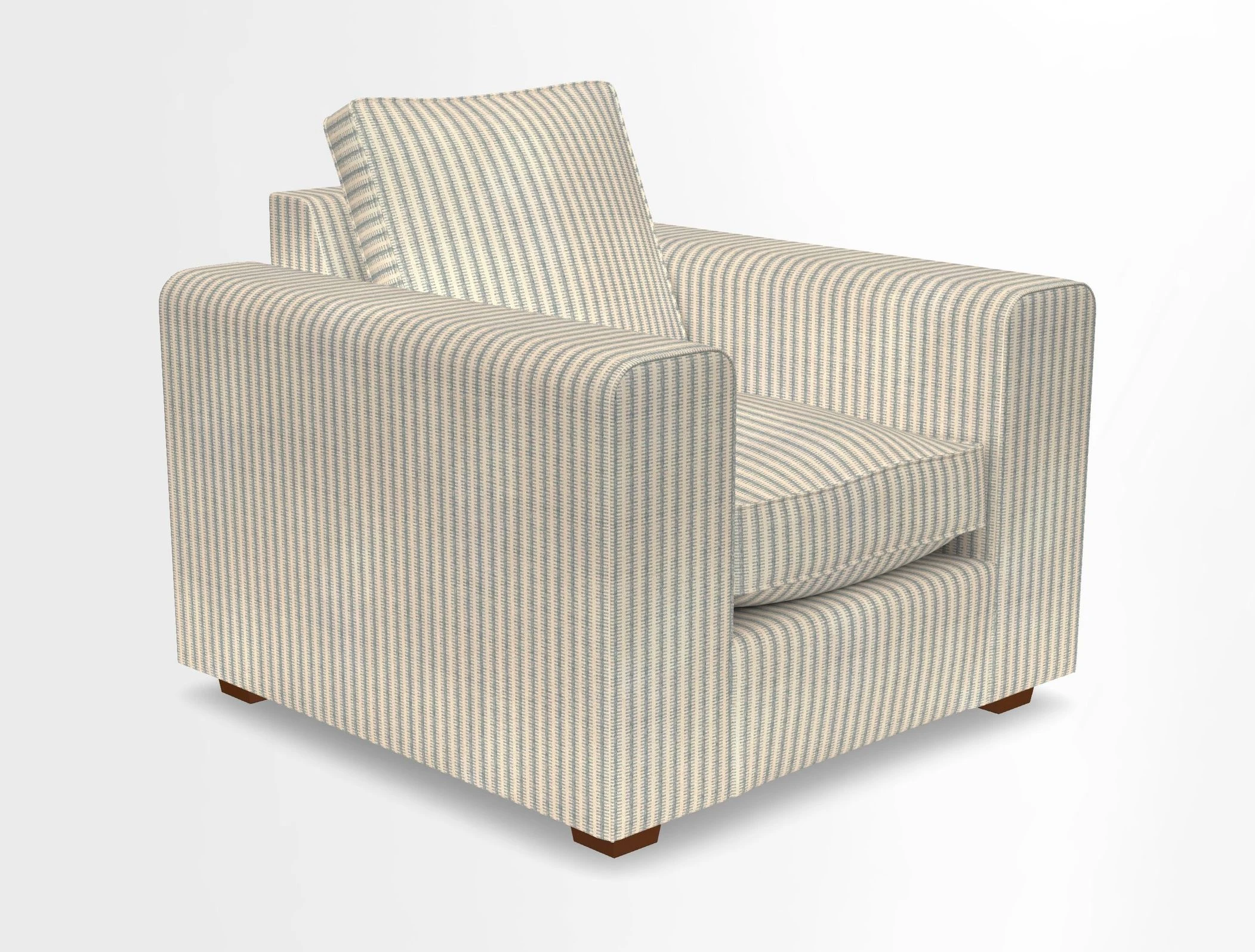Saxmundham Chair in Two Tone Plain Biscuit