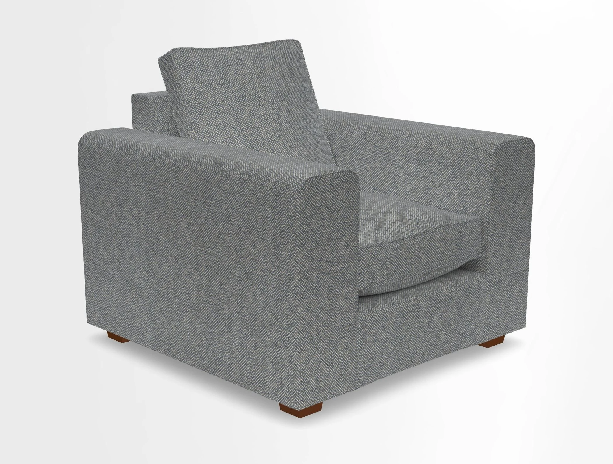 Saxmundham Chair in Two Tone Plain Biscuit