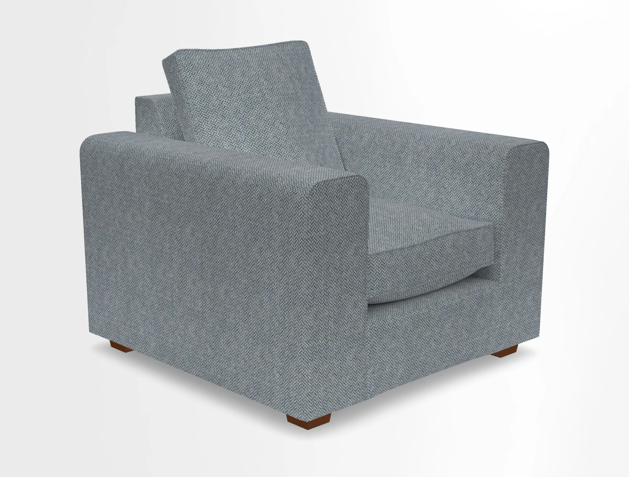 Saxmundham Chair in Two Tone Plain Biscuit