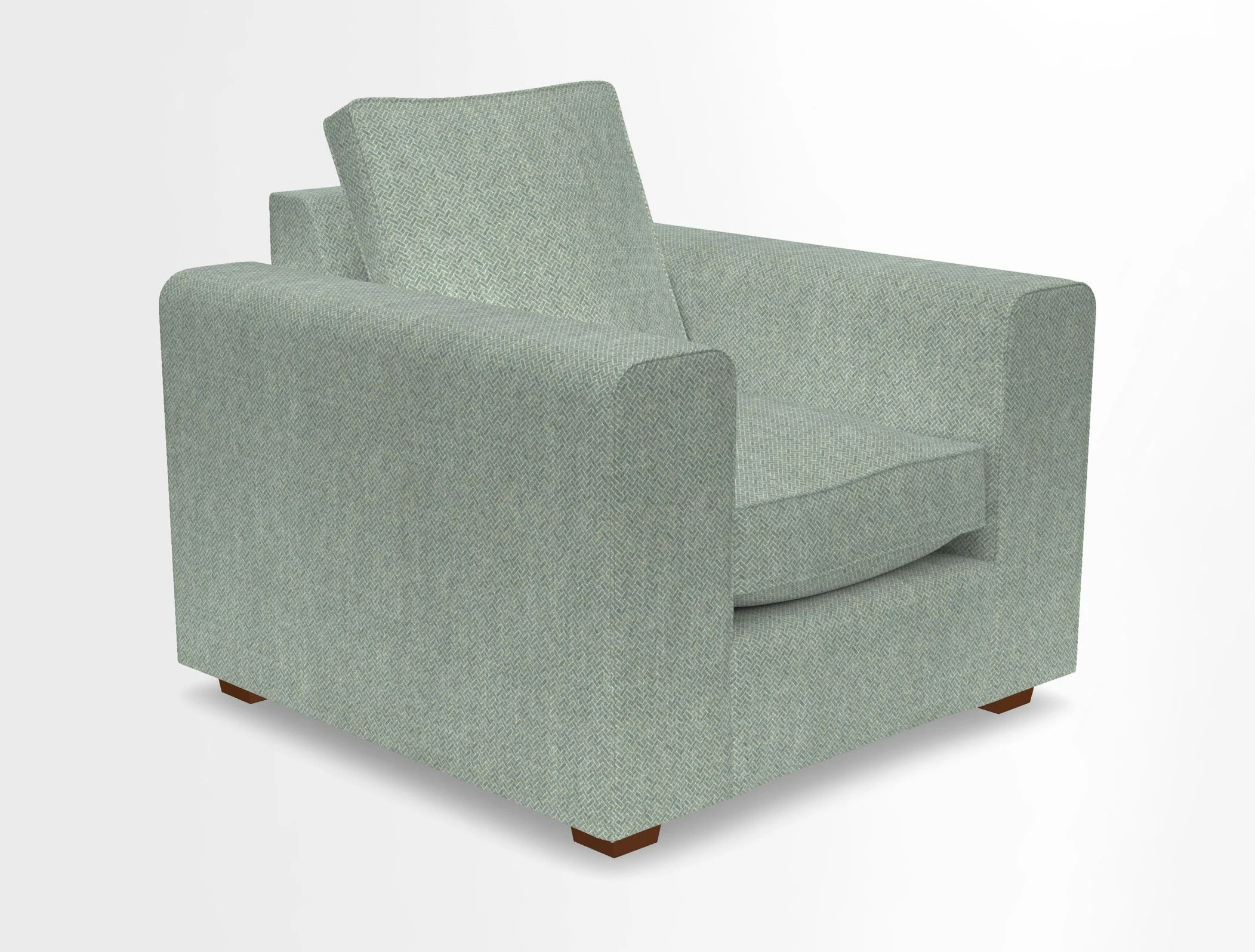 Saxmundham Chair in Two Tone Plain Biscuit