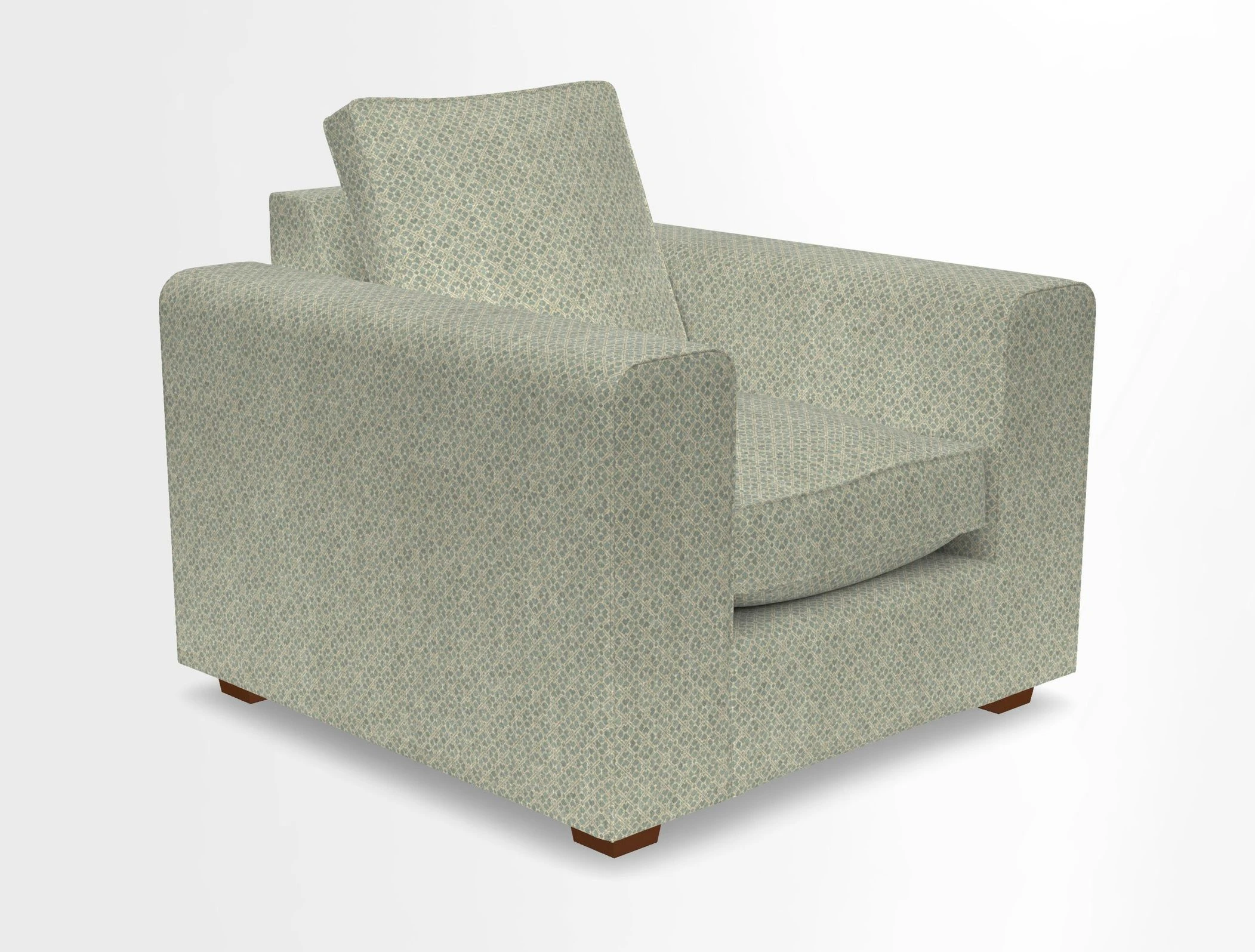 Saxmundham Chair in Two Tone Plain Biscuit