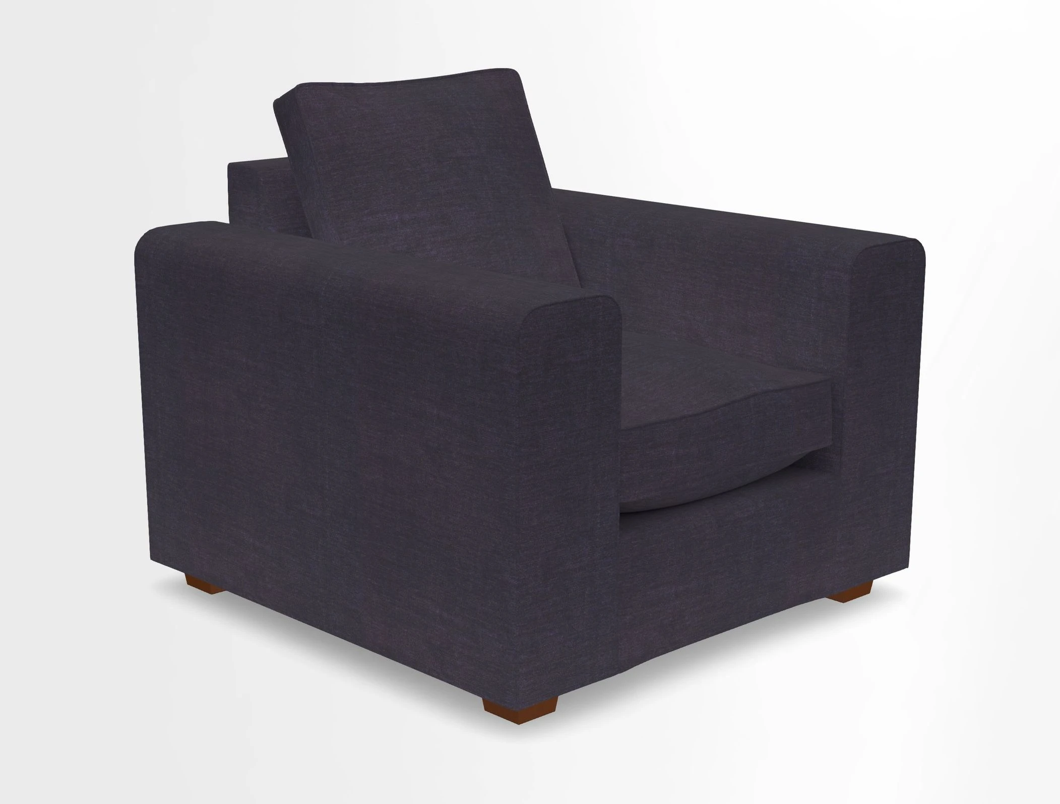 Saxmundham Chair in Two Tone Plain Biscuit
