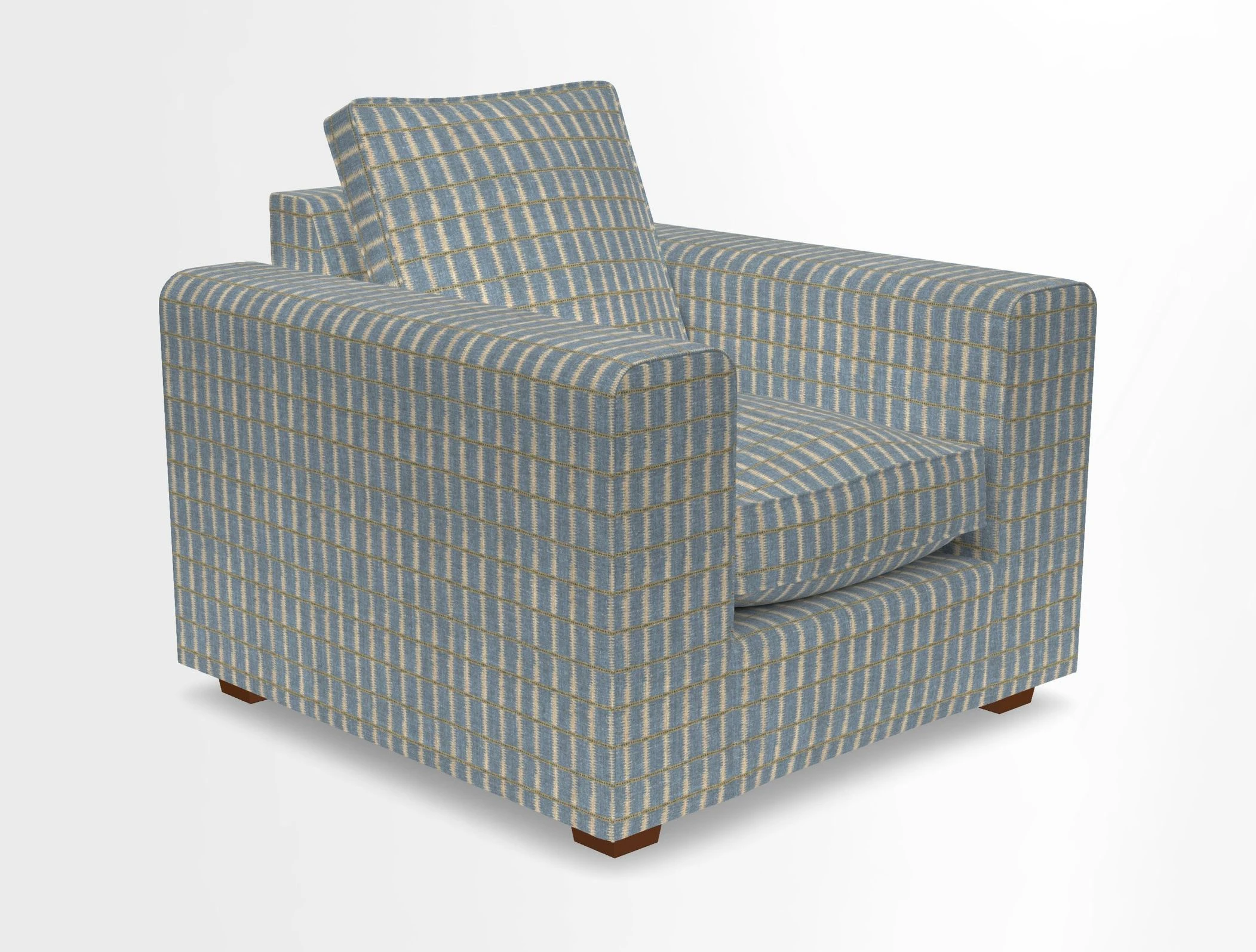Saxmundham Chair in Two Tone Plain Biscuit
