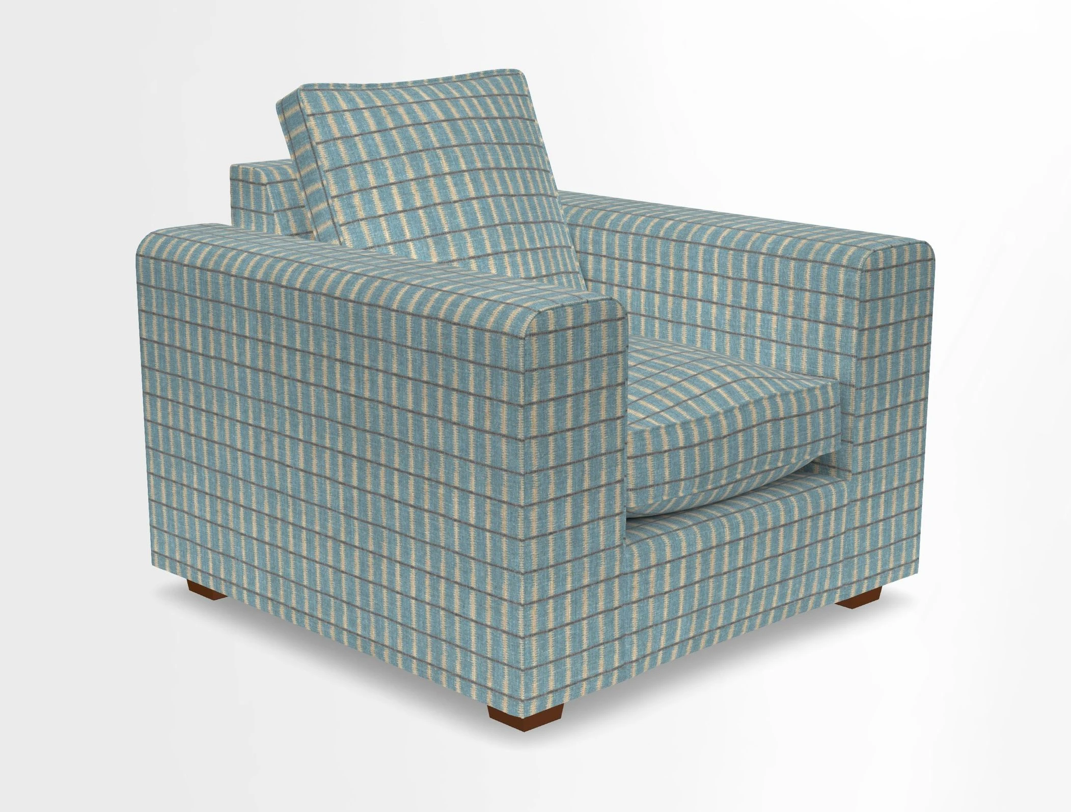 Saxmundham Chair in Two Tone Plain Biscuit