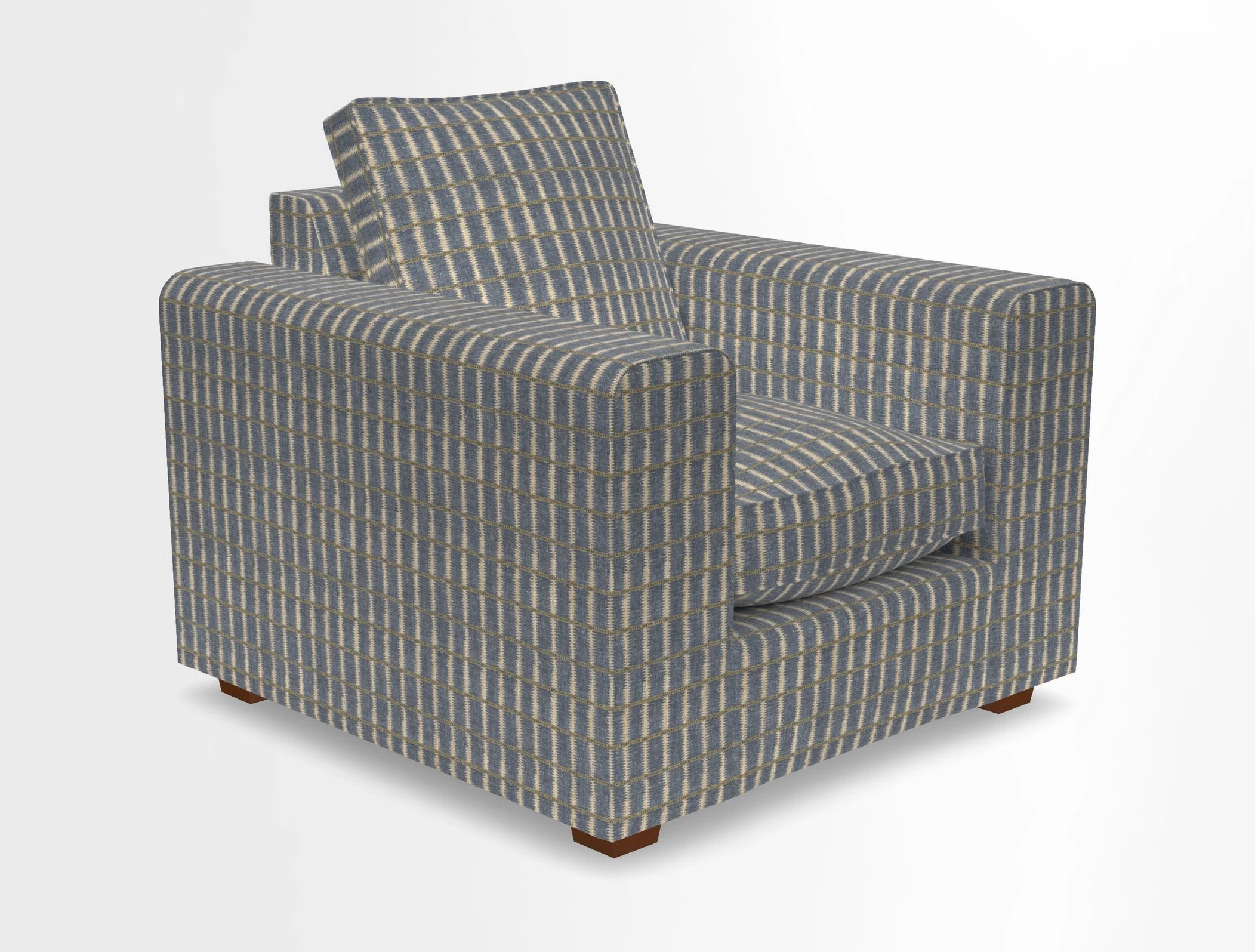 Saxmundham Chair in Two Tone Plain Biscuit