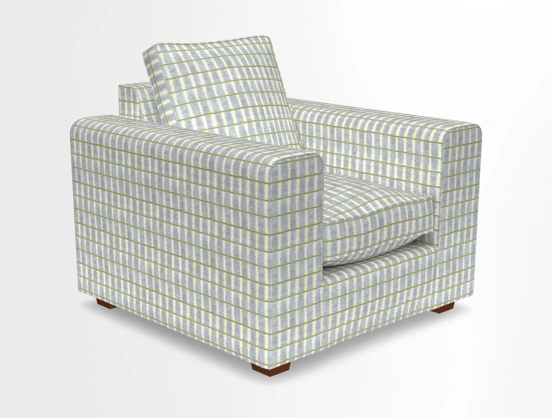 Saxmundham Chair in Two Tone Plain Biscuit