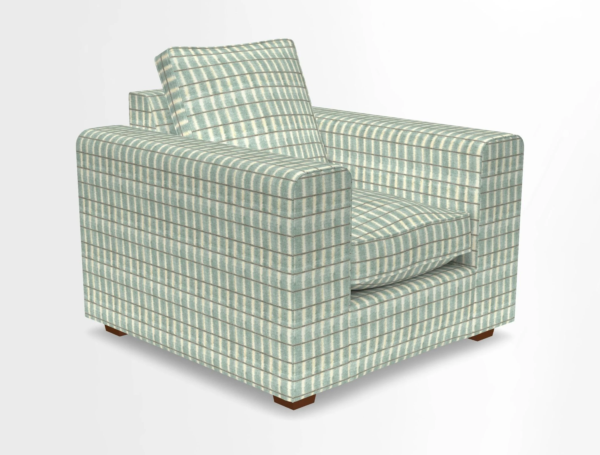 Saxmundham Chair in Two Tone Plain Biscuit