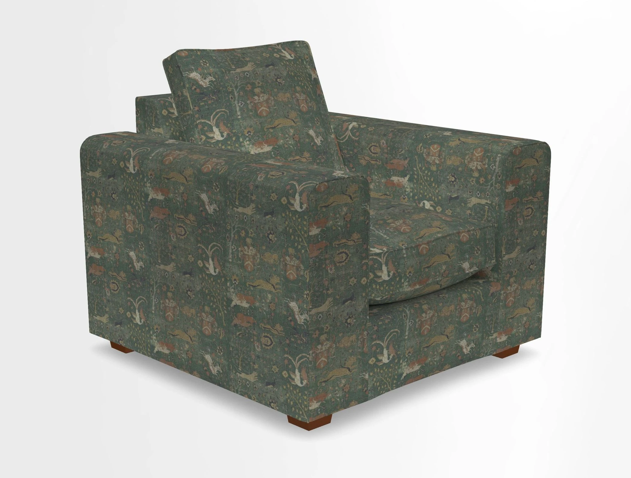 Saxmundham Chair in Two Tone Plain Biscuit