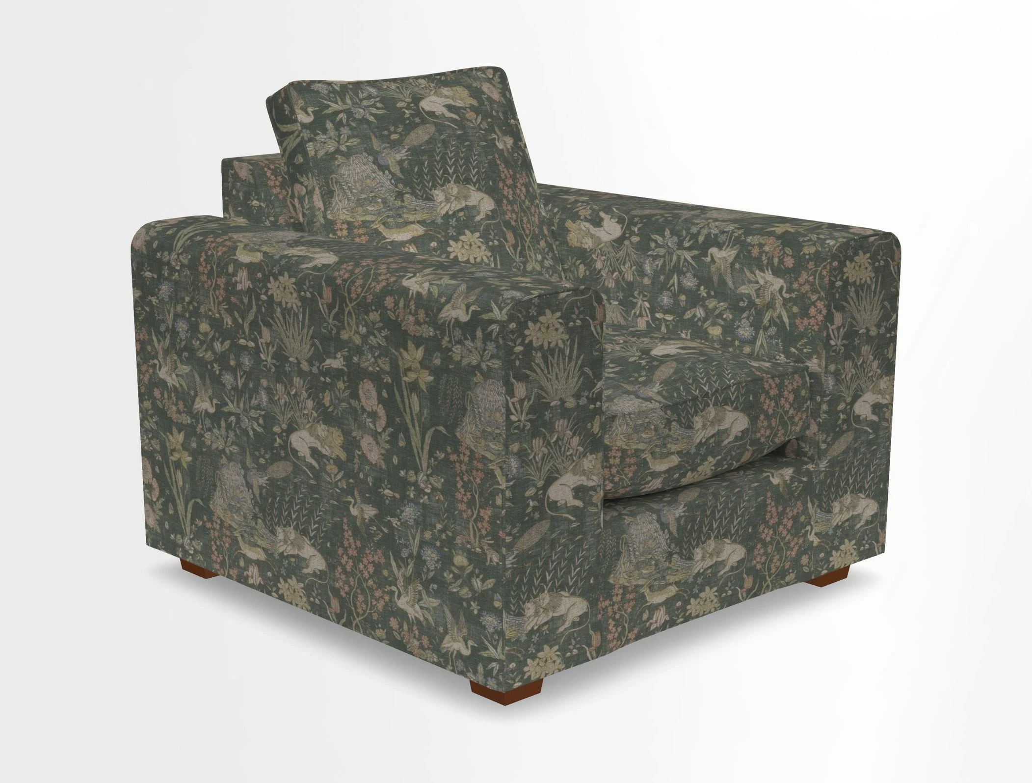 Saxmundham Chair in Two Tone Plain Biscuit