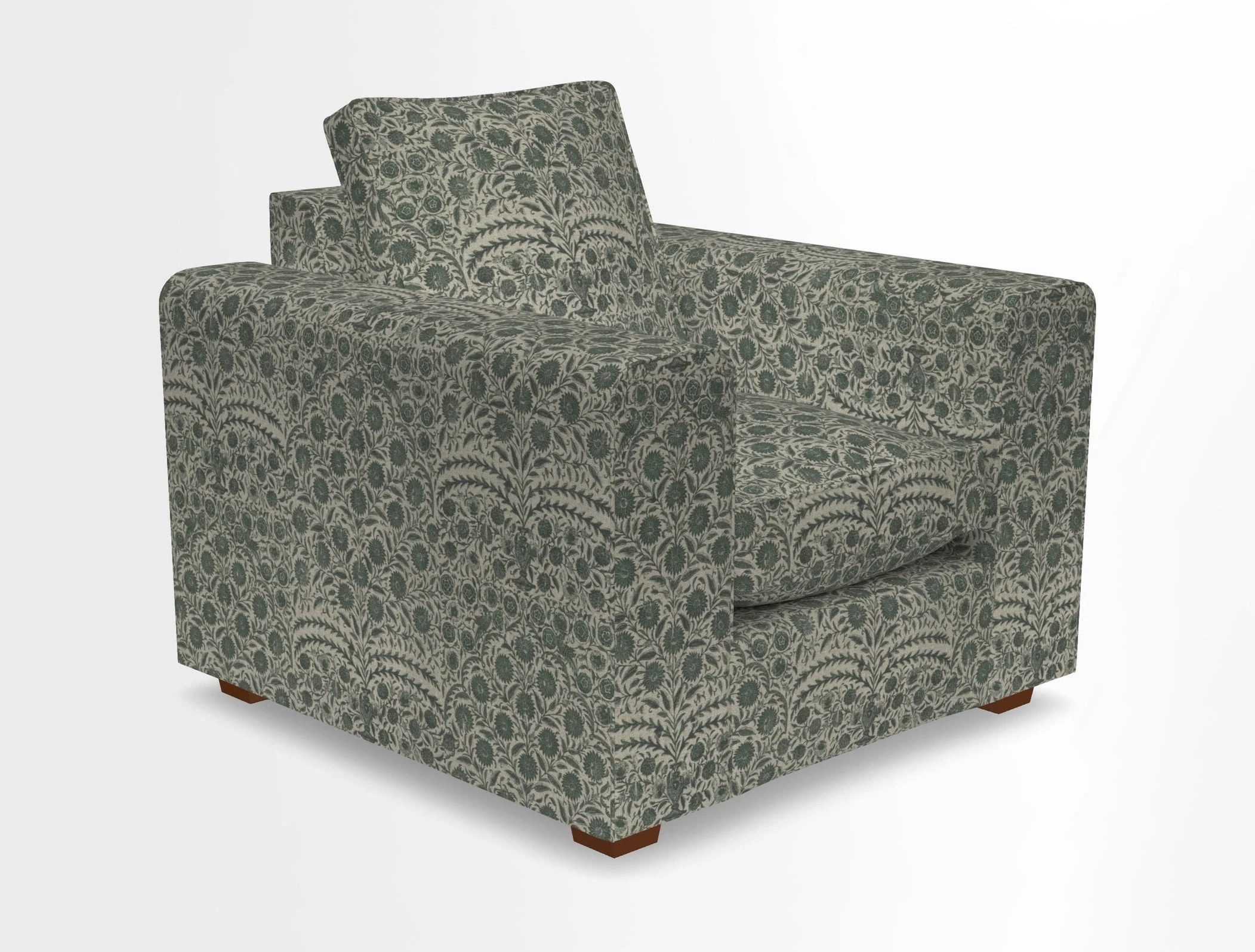 Saxmundham Chair in Two Tone Plain Biscuit