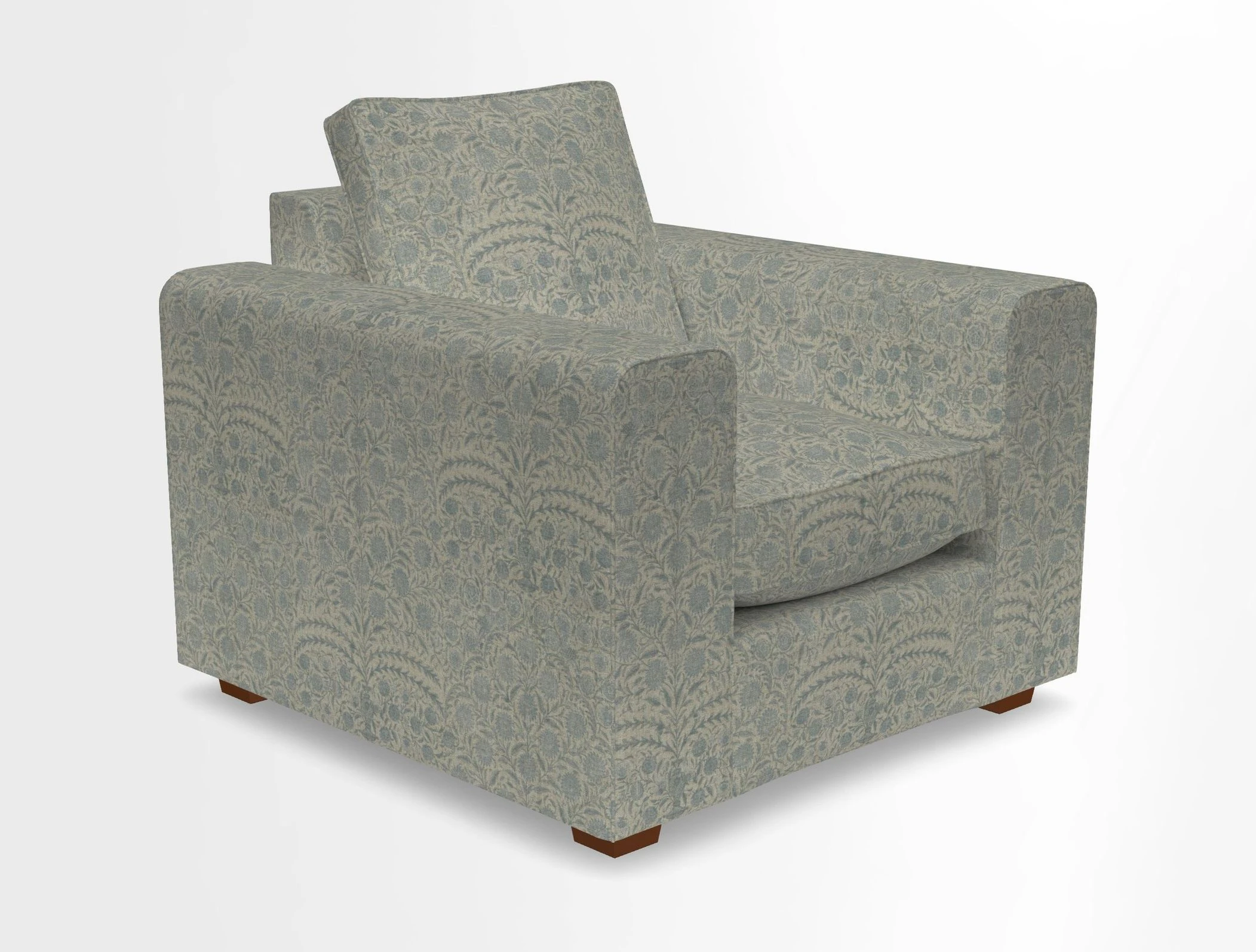 Saxmundham Chair in Two Tone Plain Biscuit