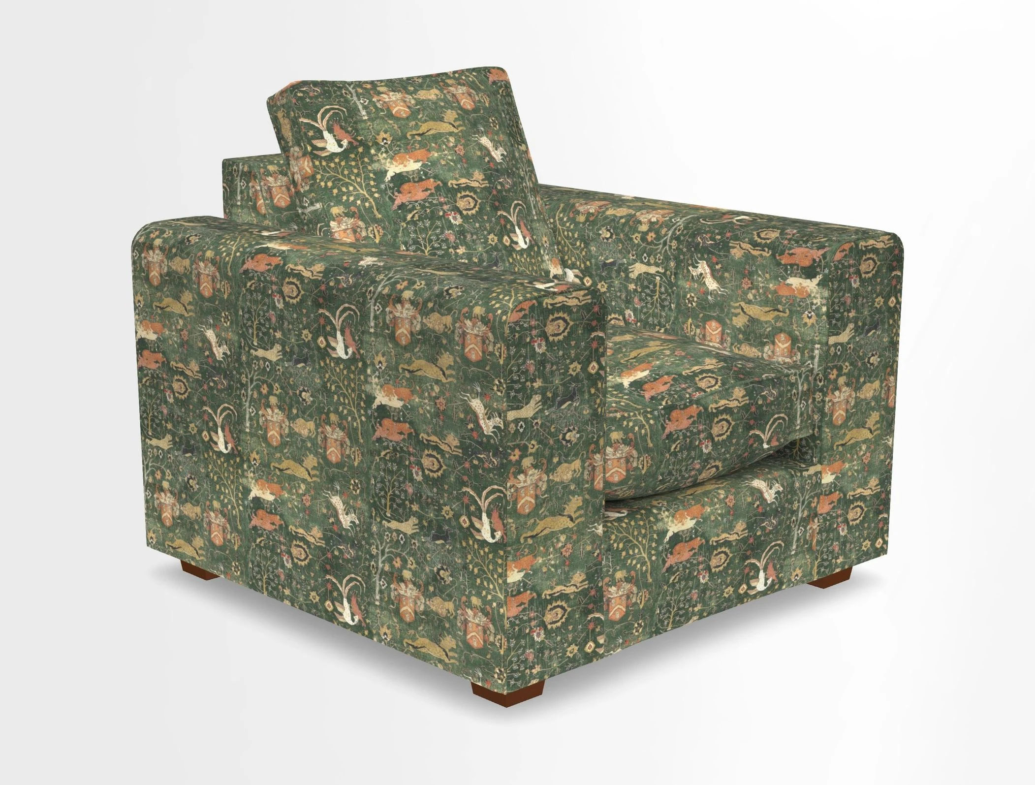 Saxmundham Chair in Two Tone Plain Biscuit