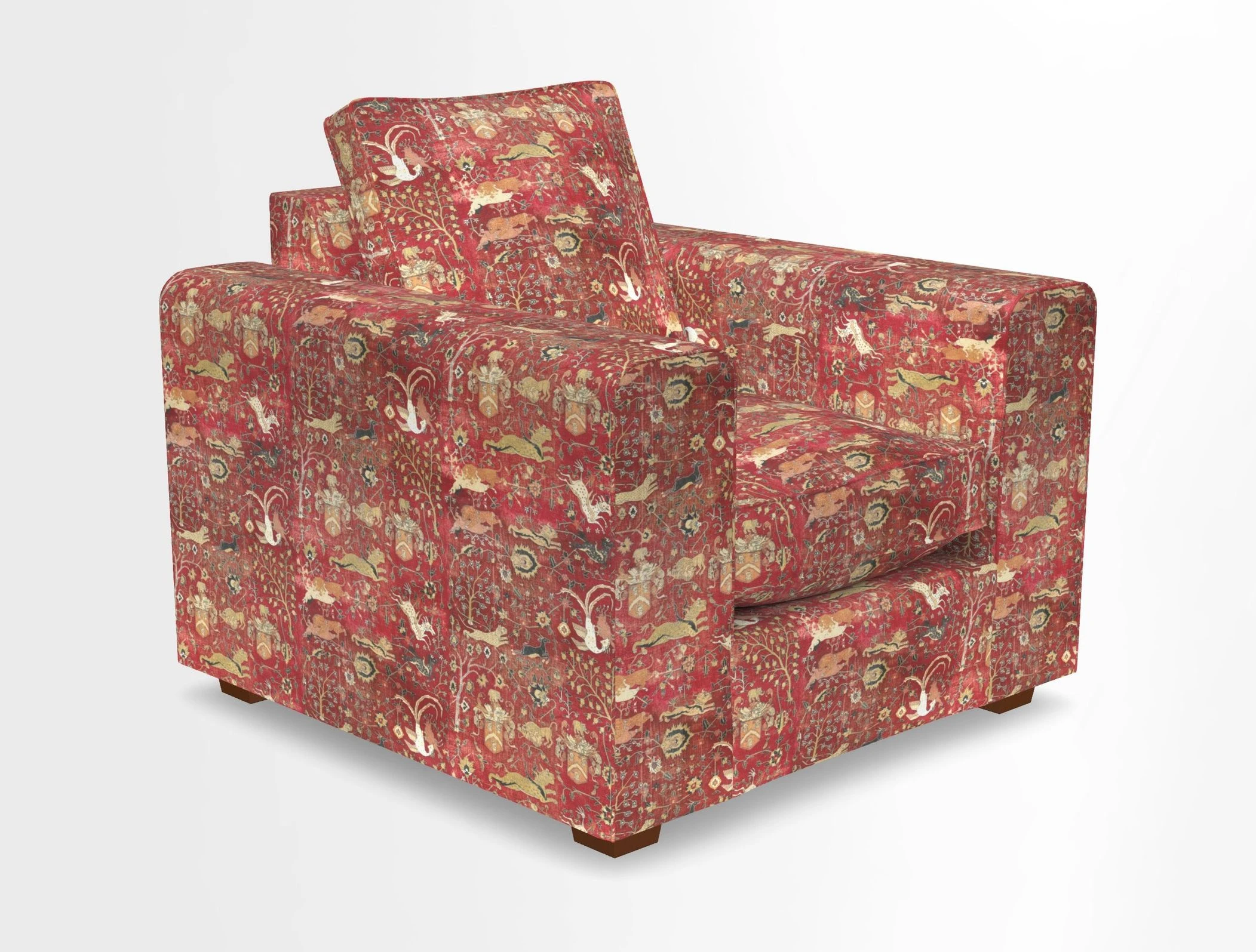 Saxmundham Chair in Two Tone Plain Biscuit