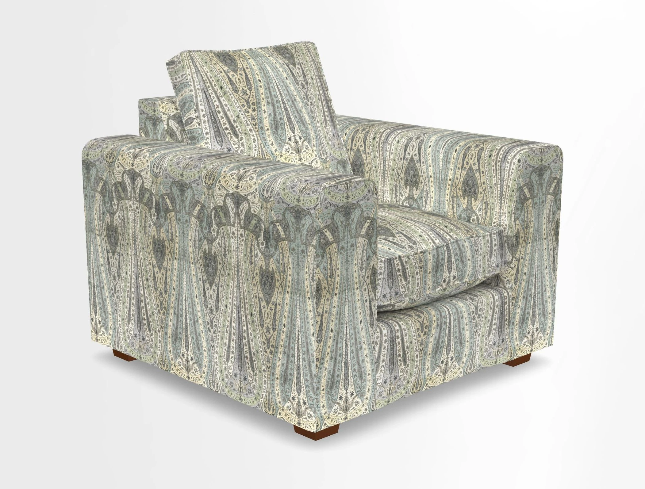 Saxmundham Chair in Two Tone Plain Biscuit