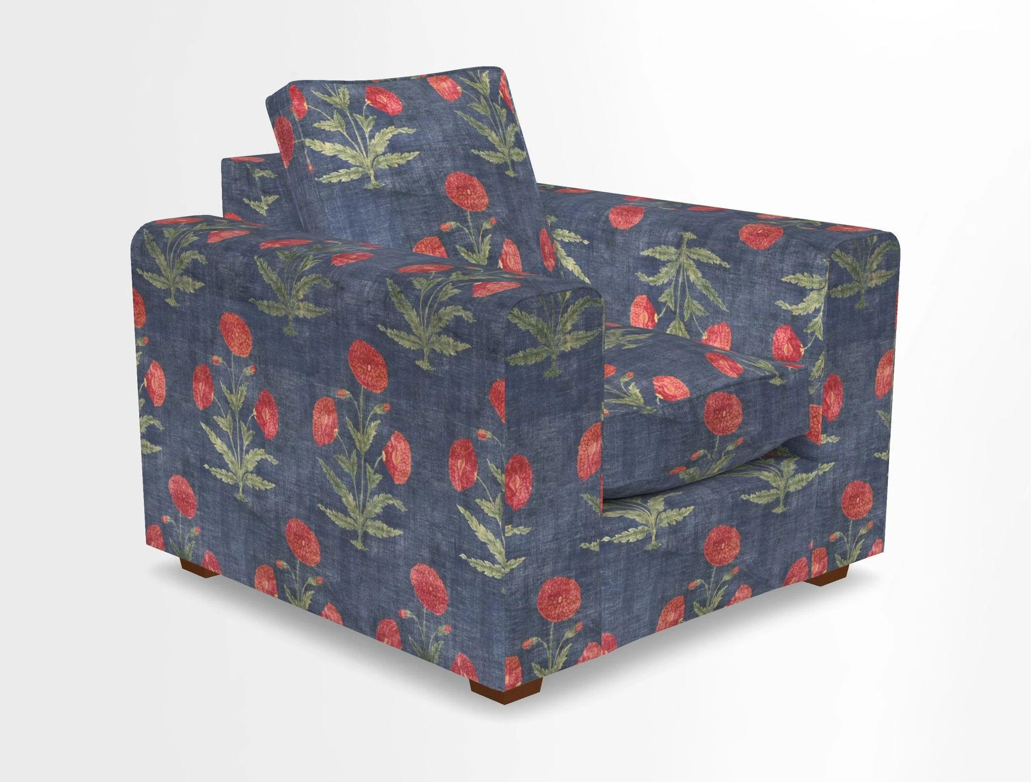 Saxmundham Chair in Two Tone Plain Biscuit