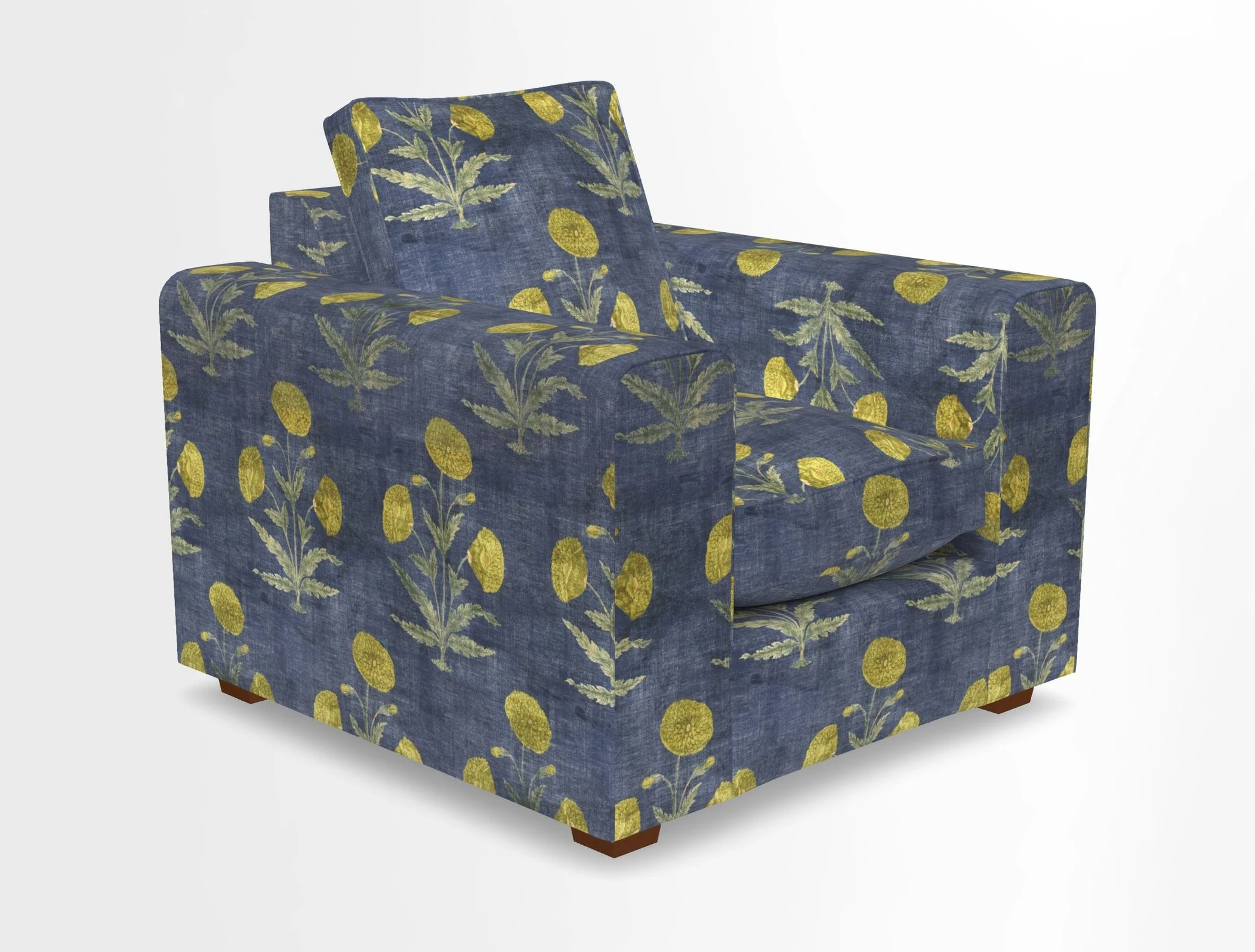 Saxmundham Chair in Two Tone Plain Biscuit