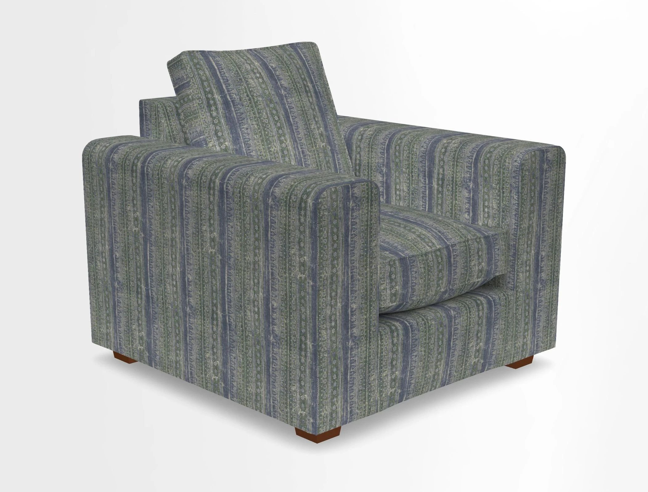 Saxmundham Chair in Two Tone Plain Biscuit
